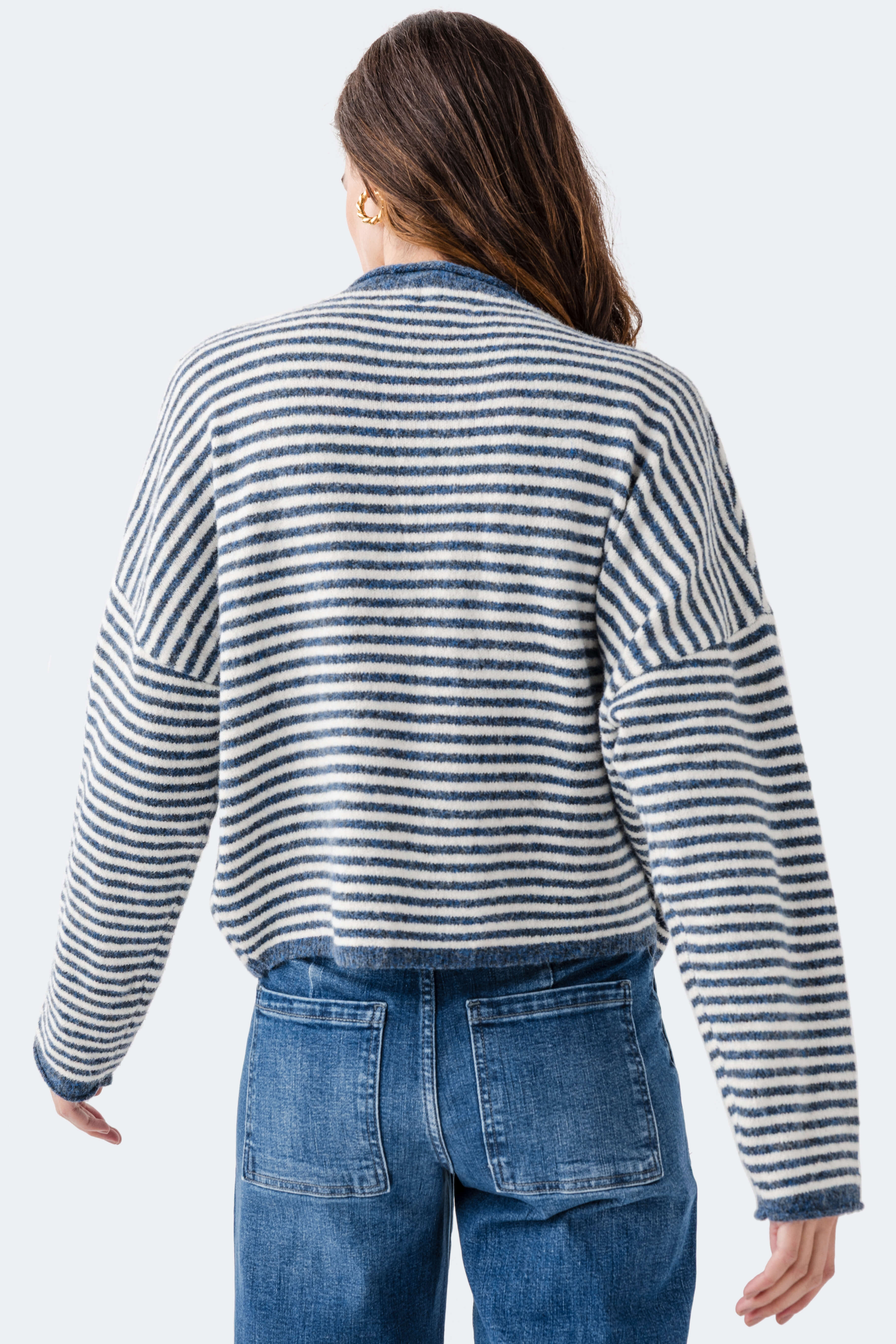 Things Between Skinny Striped Piper Cardigan
