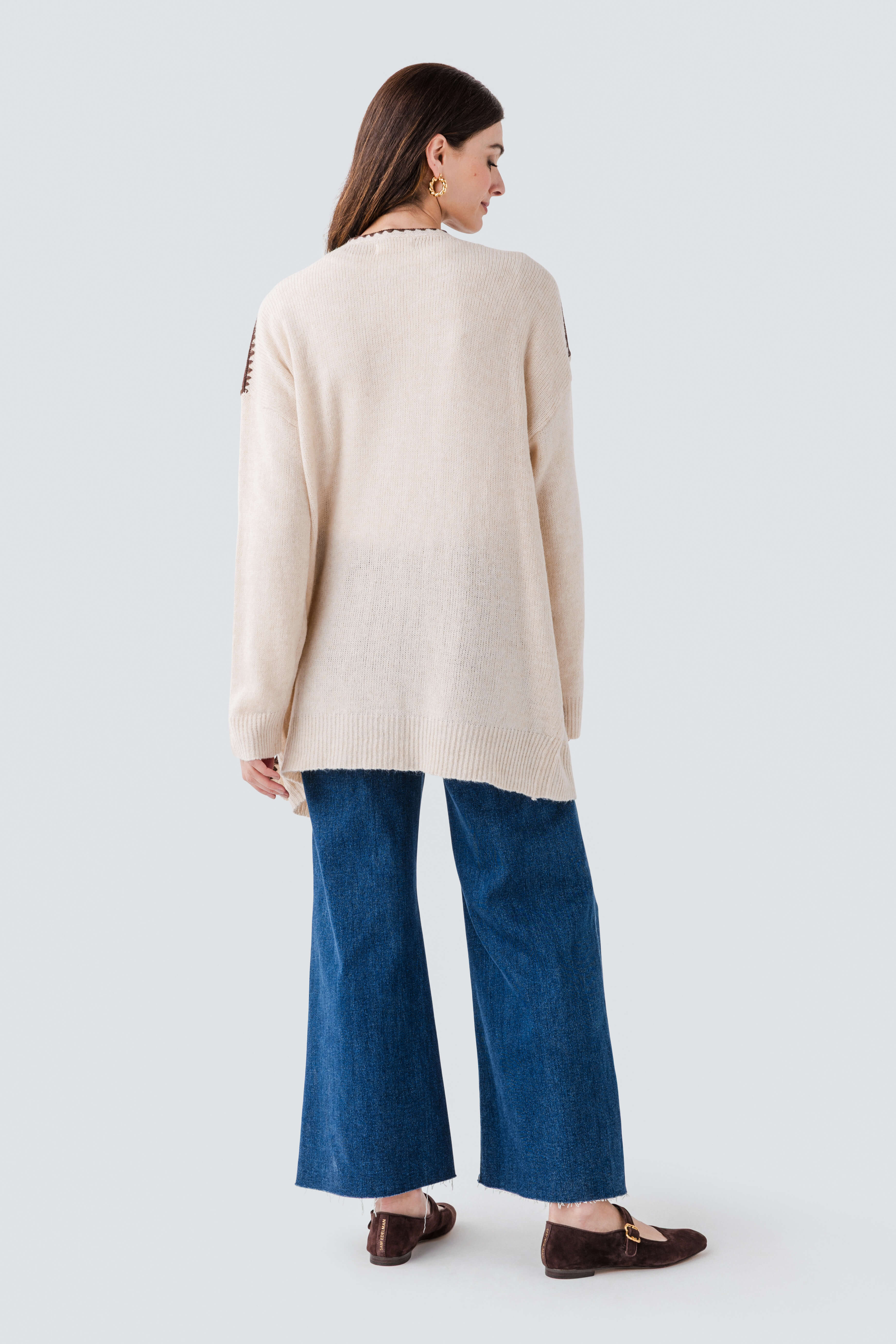 By Together Contrast Trim Cardigan