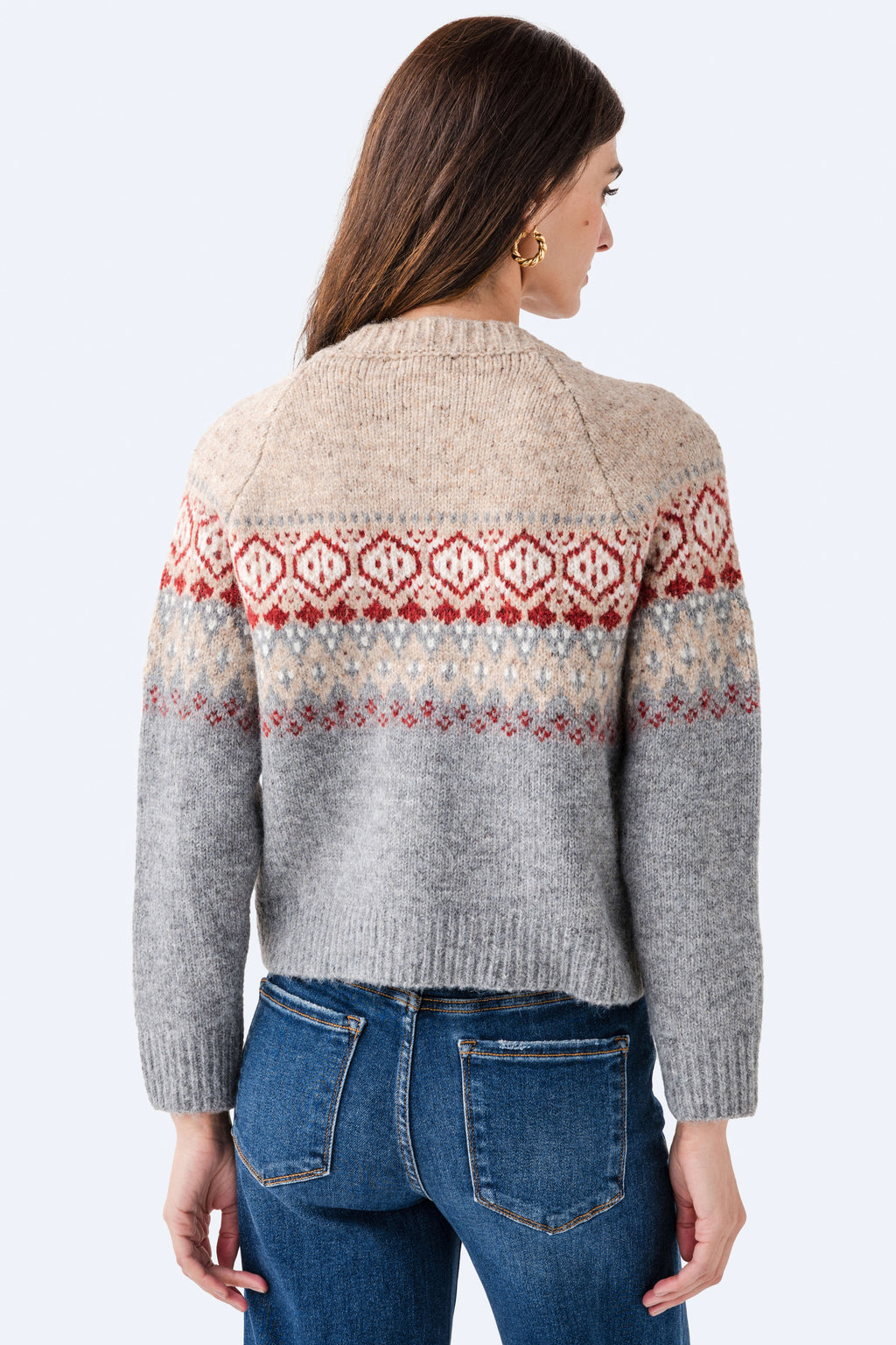 RD Style Themis Long Sleeve Crewneck Cardigan