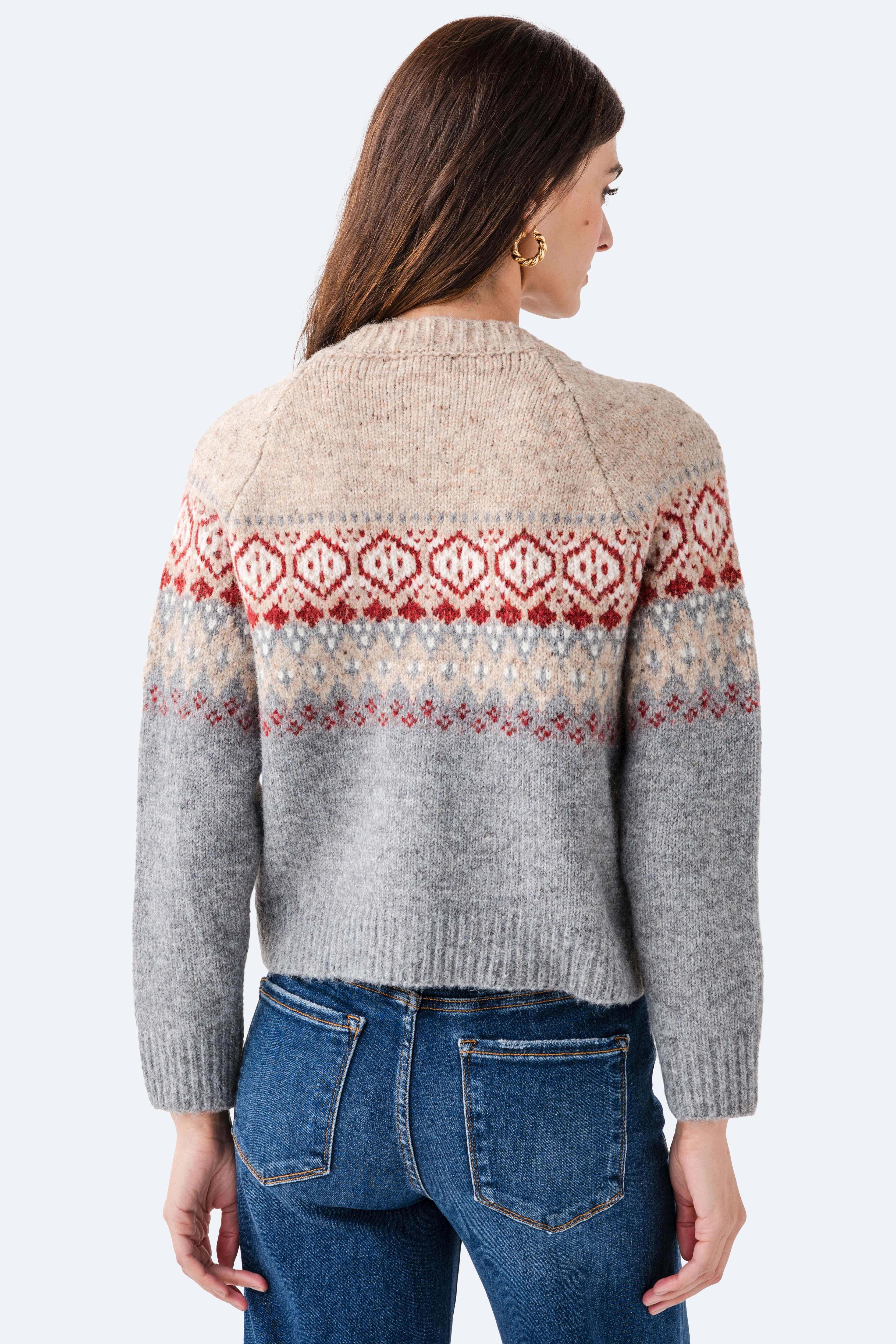 RD Style Themis Long Sleeve Crewneck Cardigan