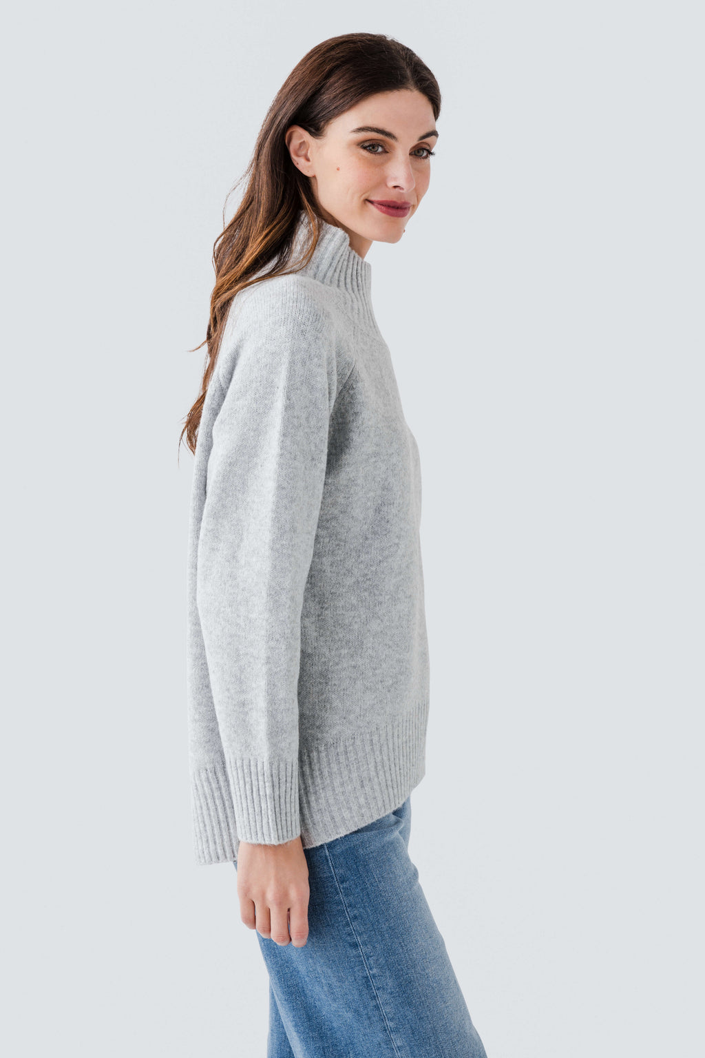 RD Style Anthousa Mockneck Pullover Sweater
