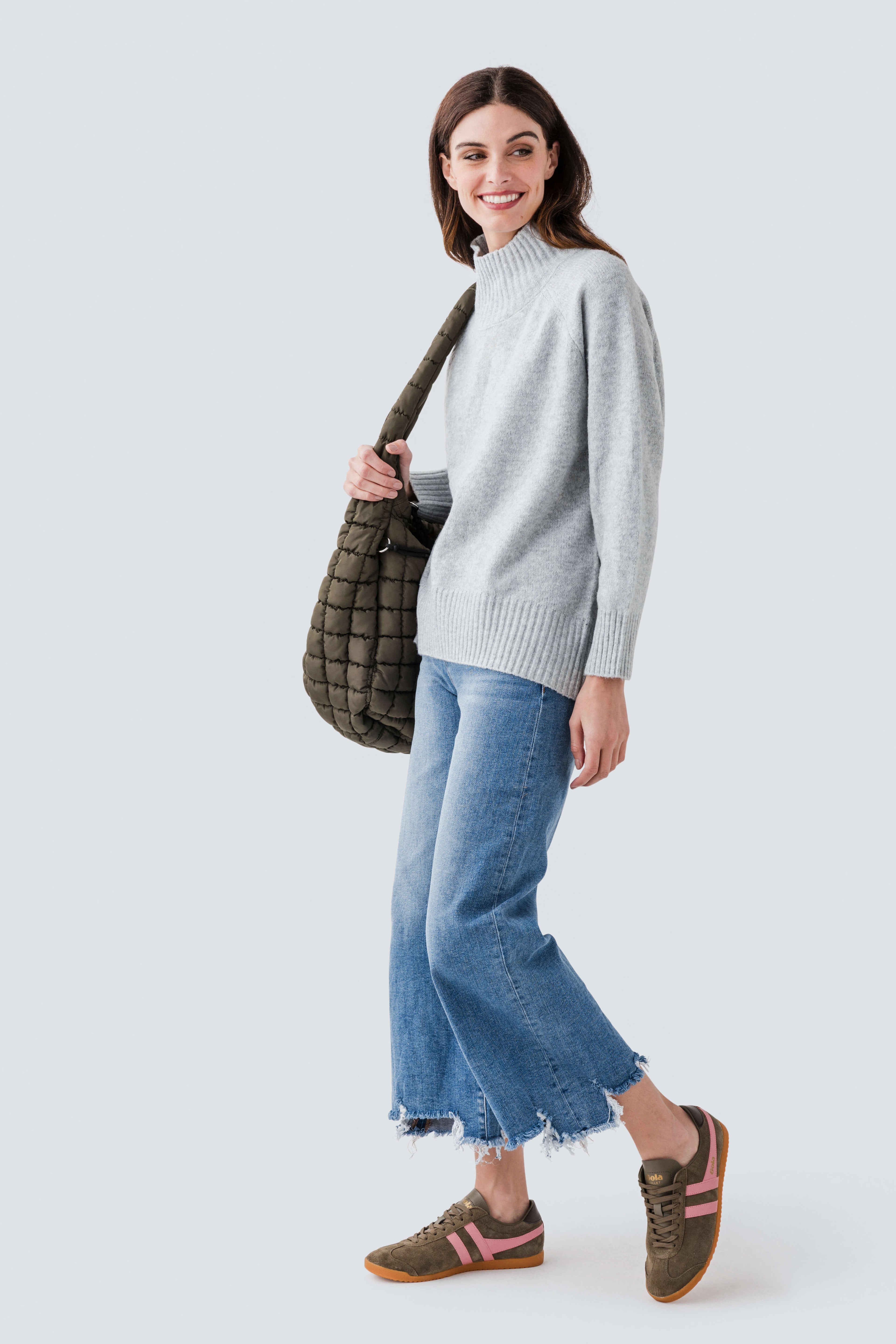 RD Style Anthousa Mockneck Pullover Sweater