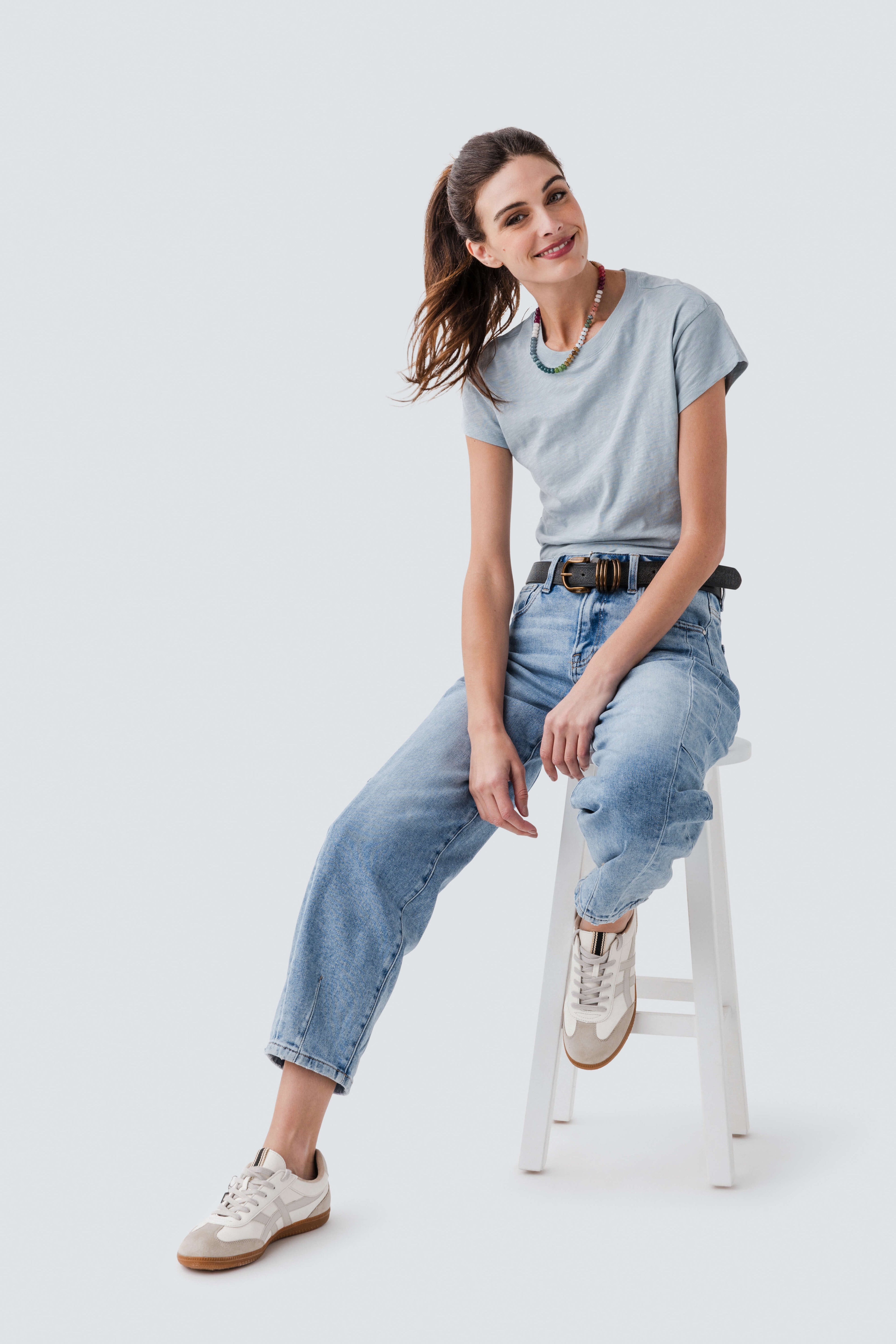 Risen Cody High Rise Barrel Jeans