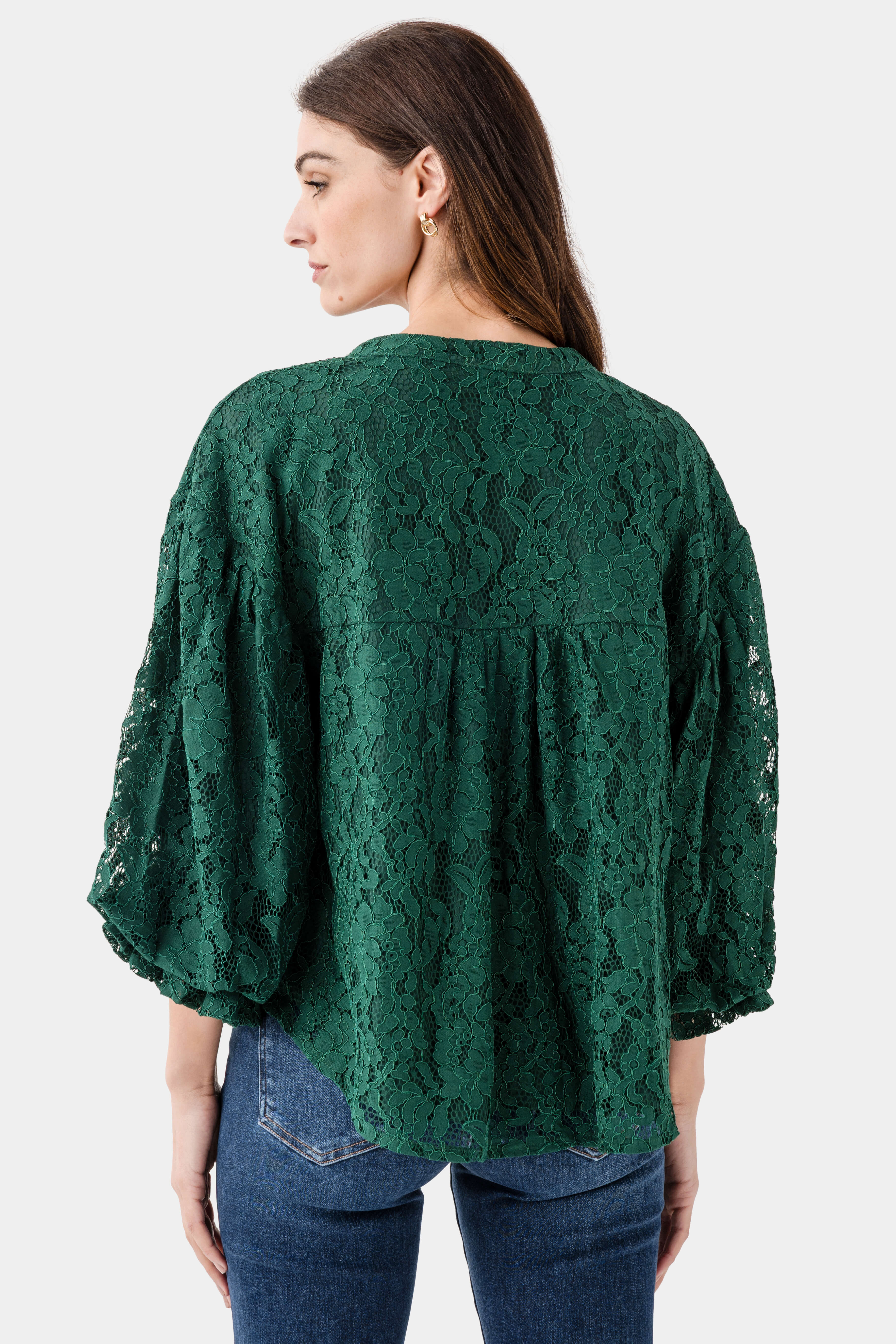 Fate Lace Bubble Sleeve Top