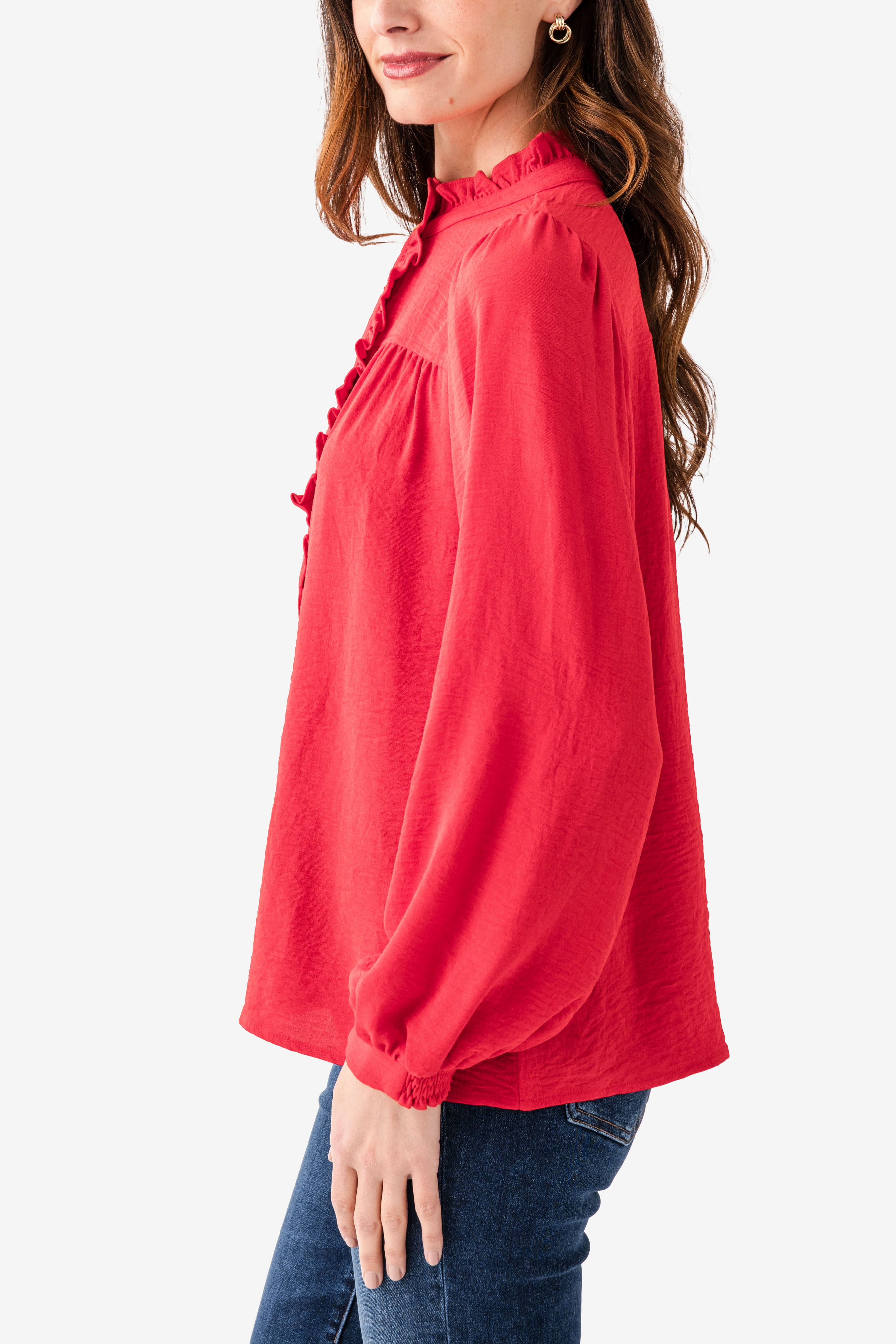 Jodifl Ruffle Detail Top