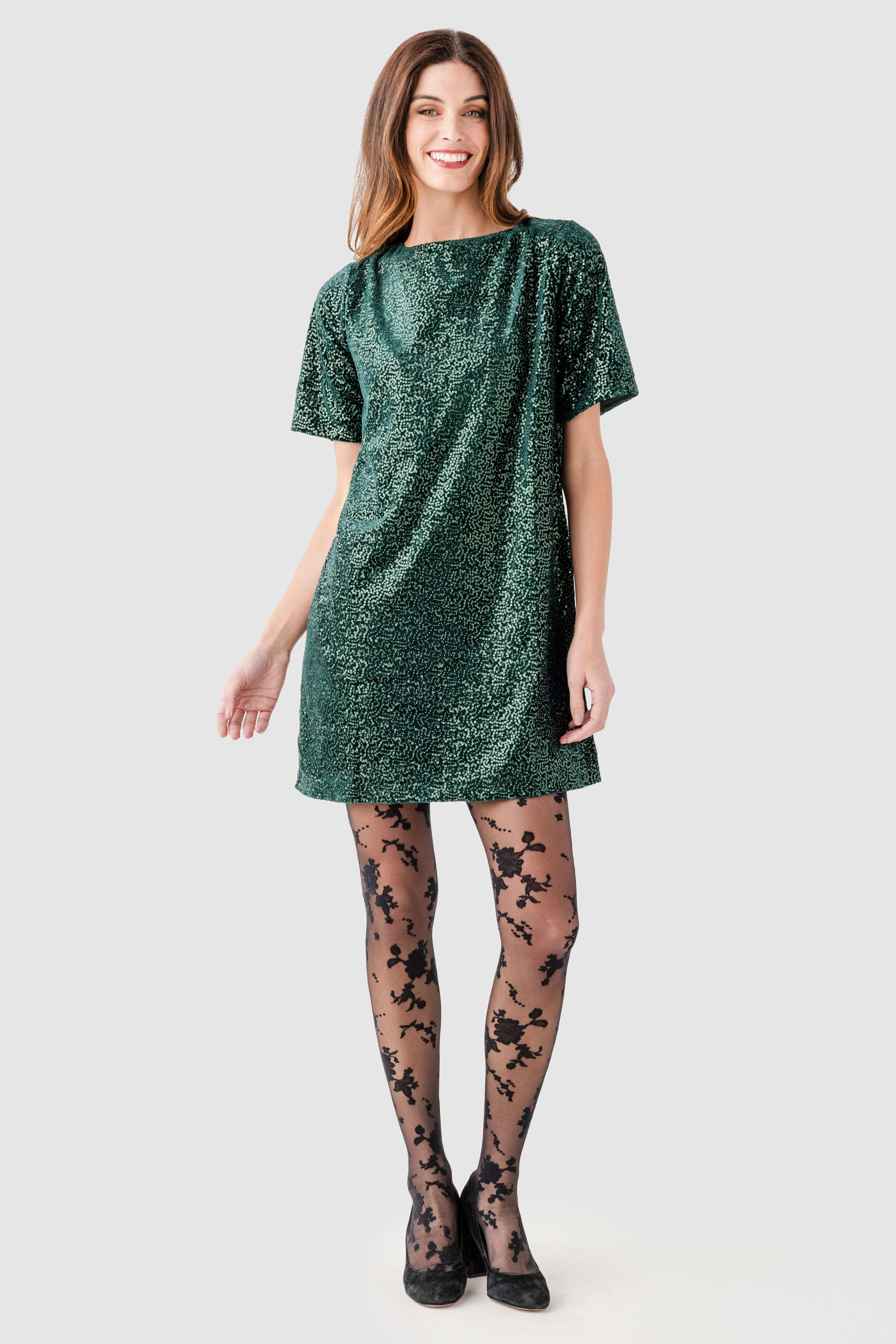 Free People Flocked Floral Tight