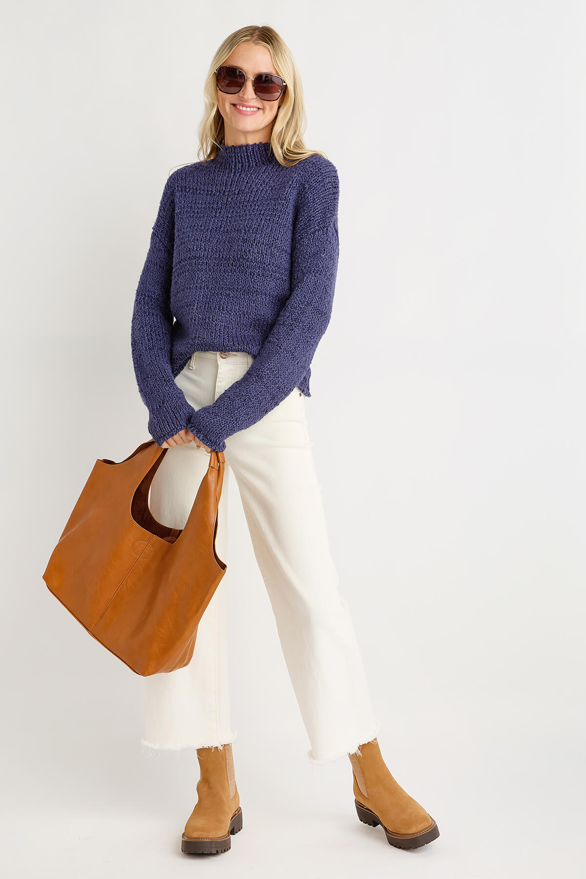 By Together Knit Turtleneck Sweater