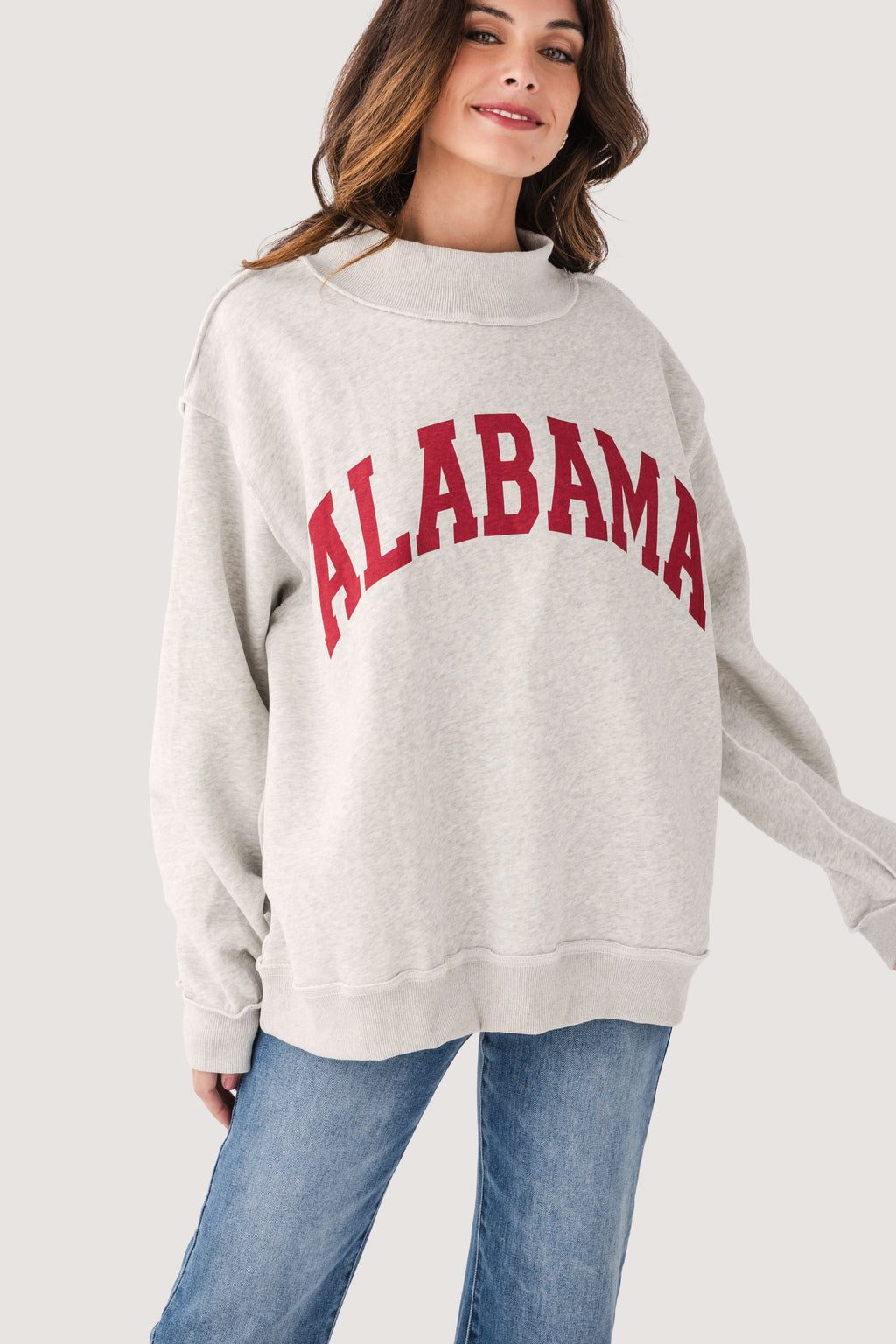 Bucketlist Reversible Mockneck Sweatshirt