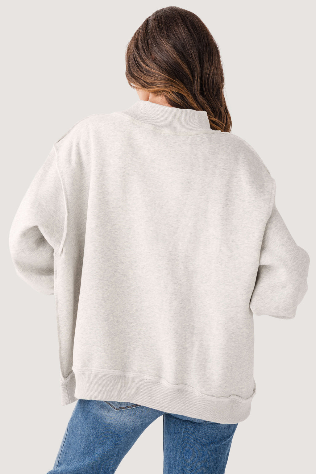 Bucketlist Reversible Mockneck Sweatshirt