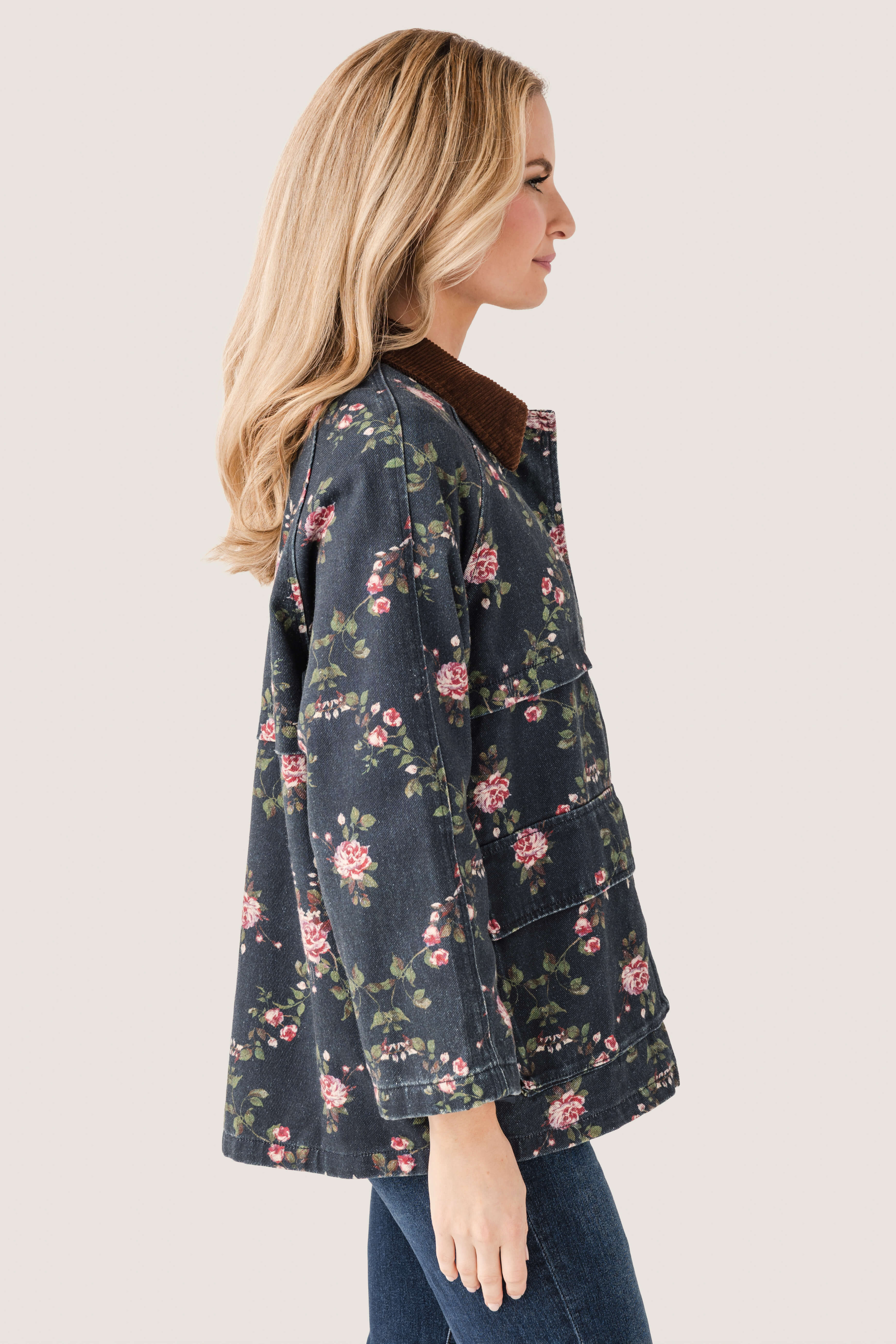 Raisonnel Floral Printed Utility Jacket – Social Threads