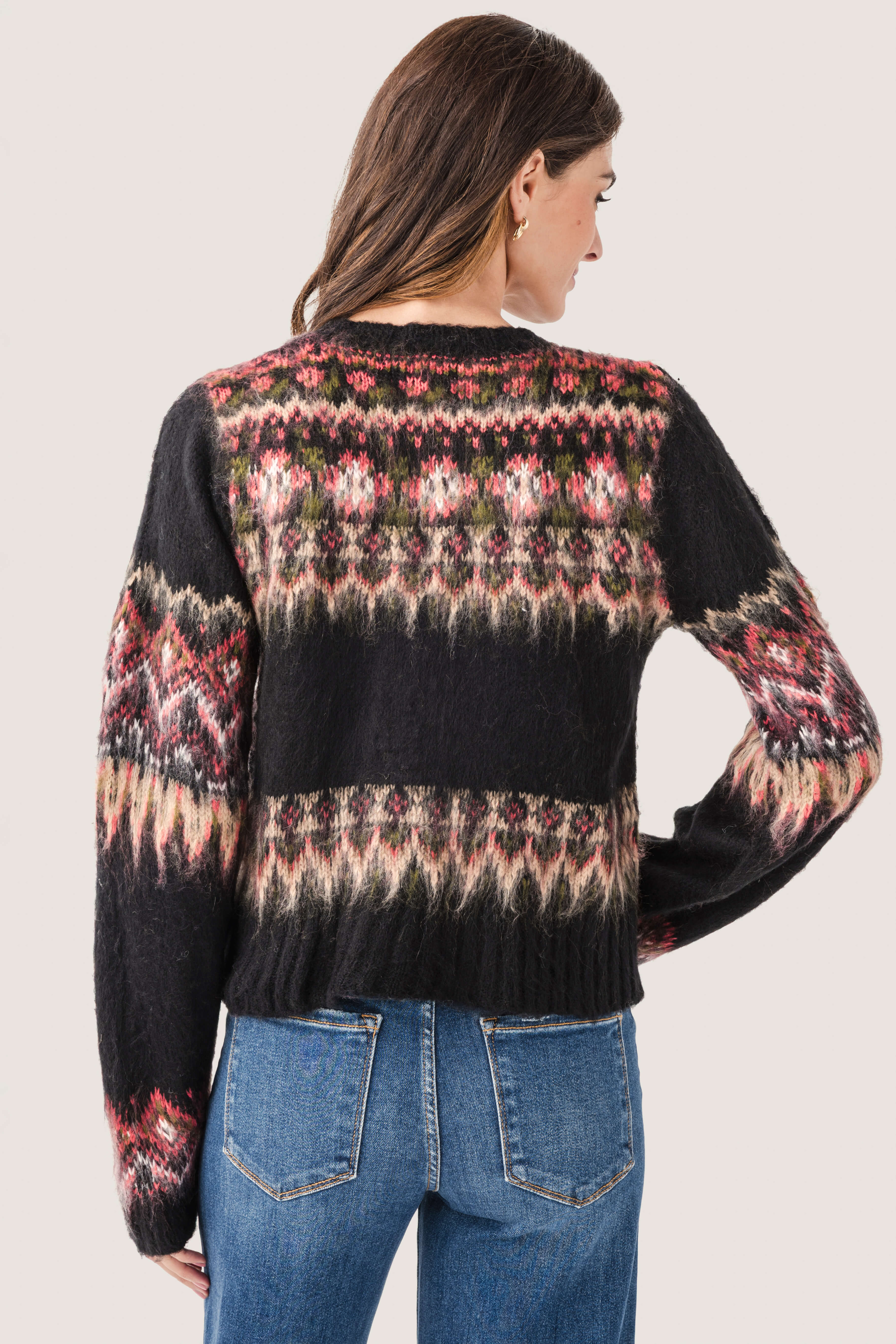 Raisonnel Icelandic Fuzzy Knit Cardigan