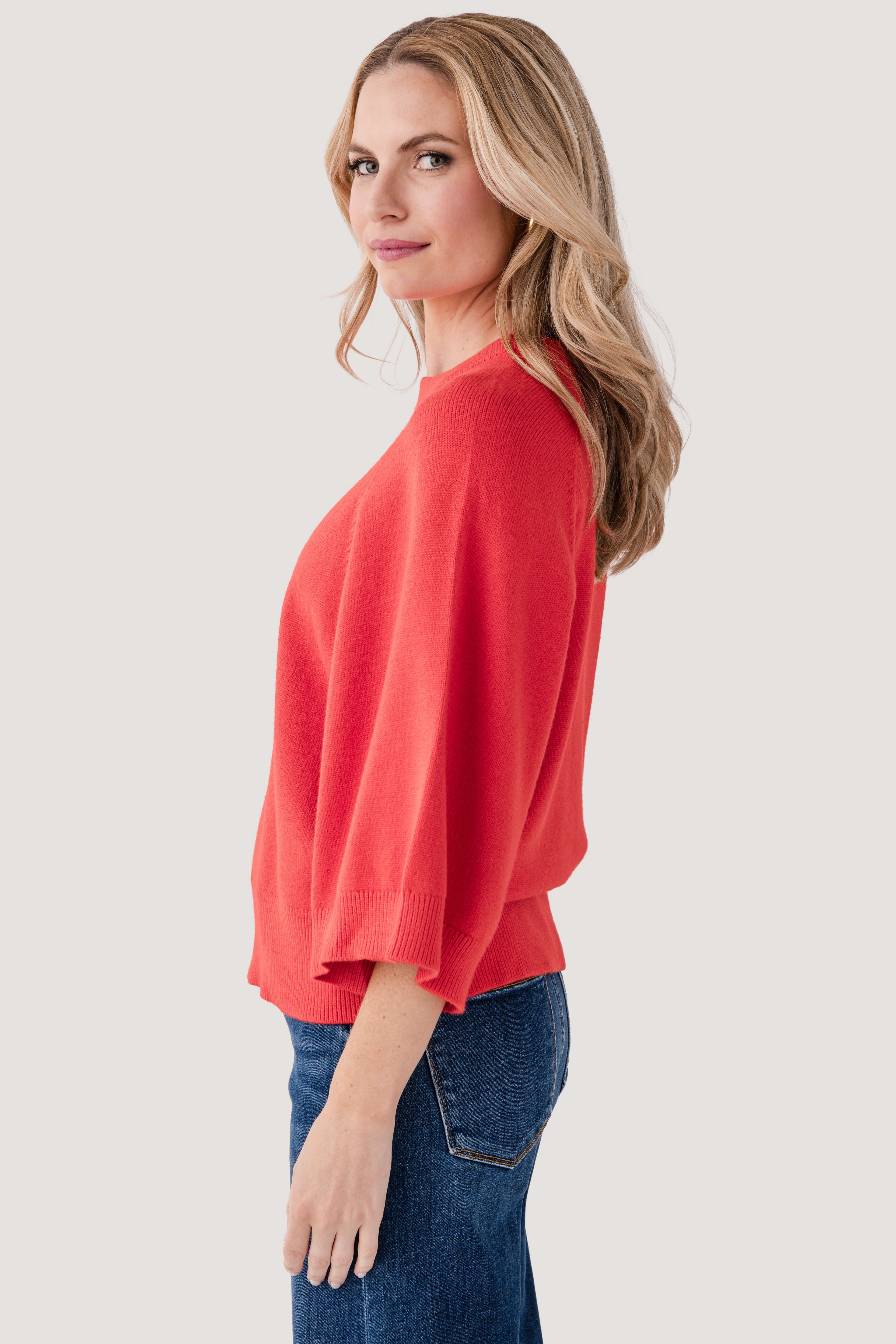 Jodifl Relaxed Short Sleeve Sweater Top