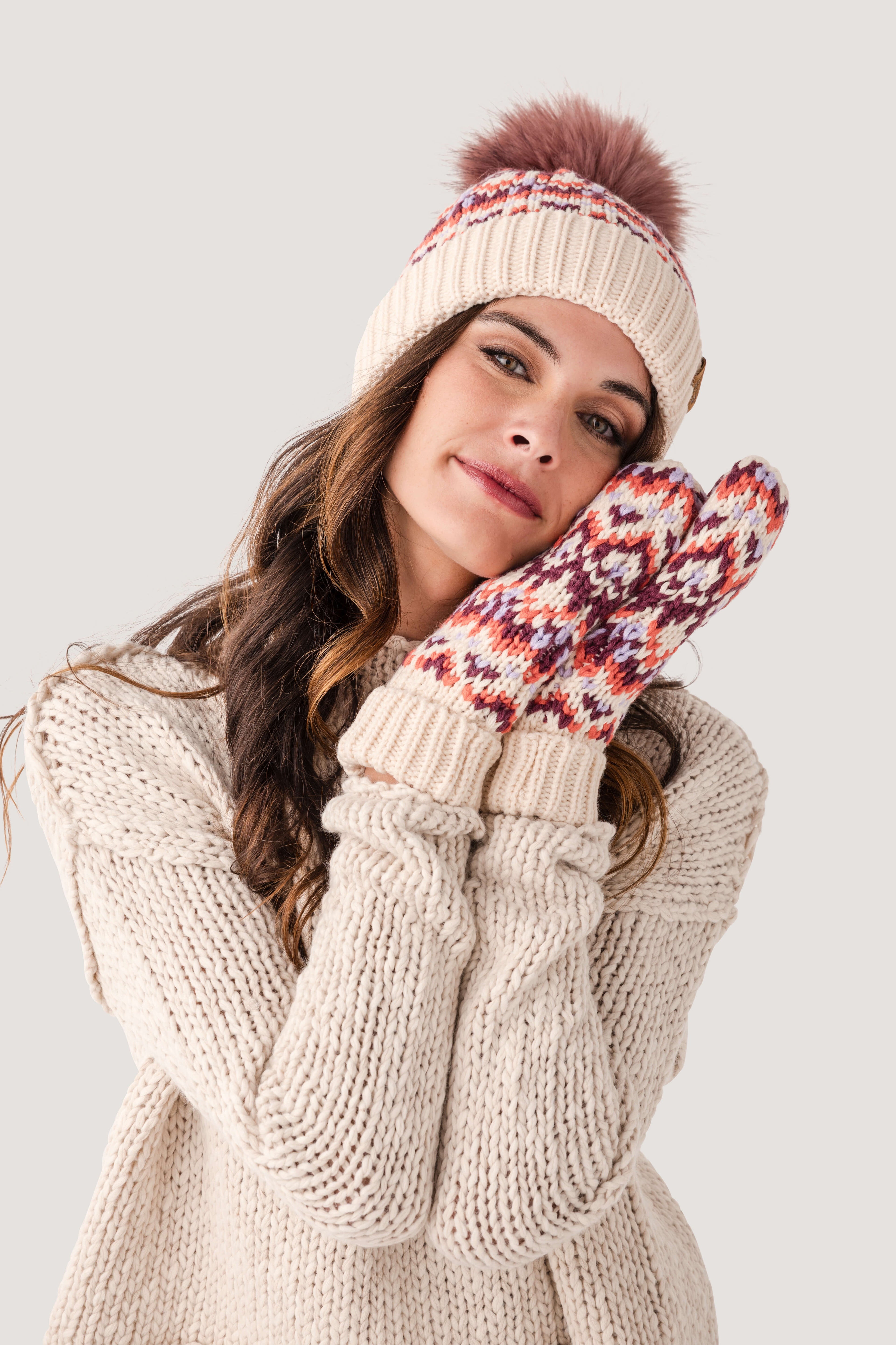 Panache Patterned Mittens