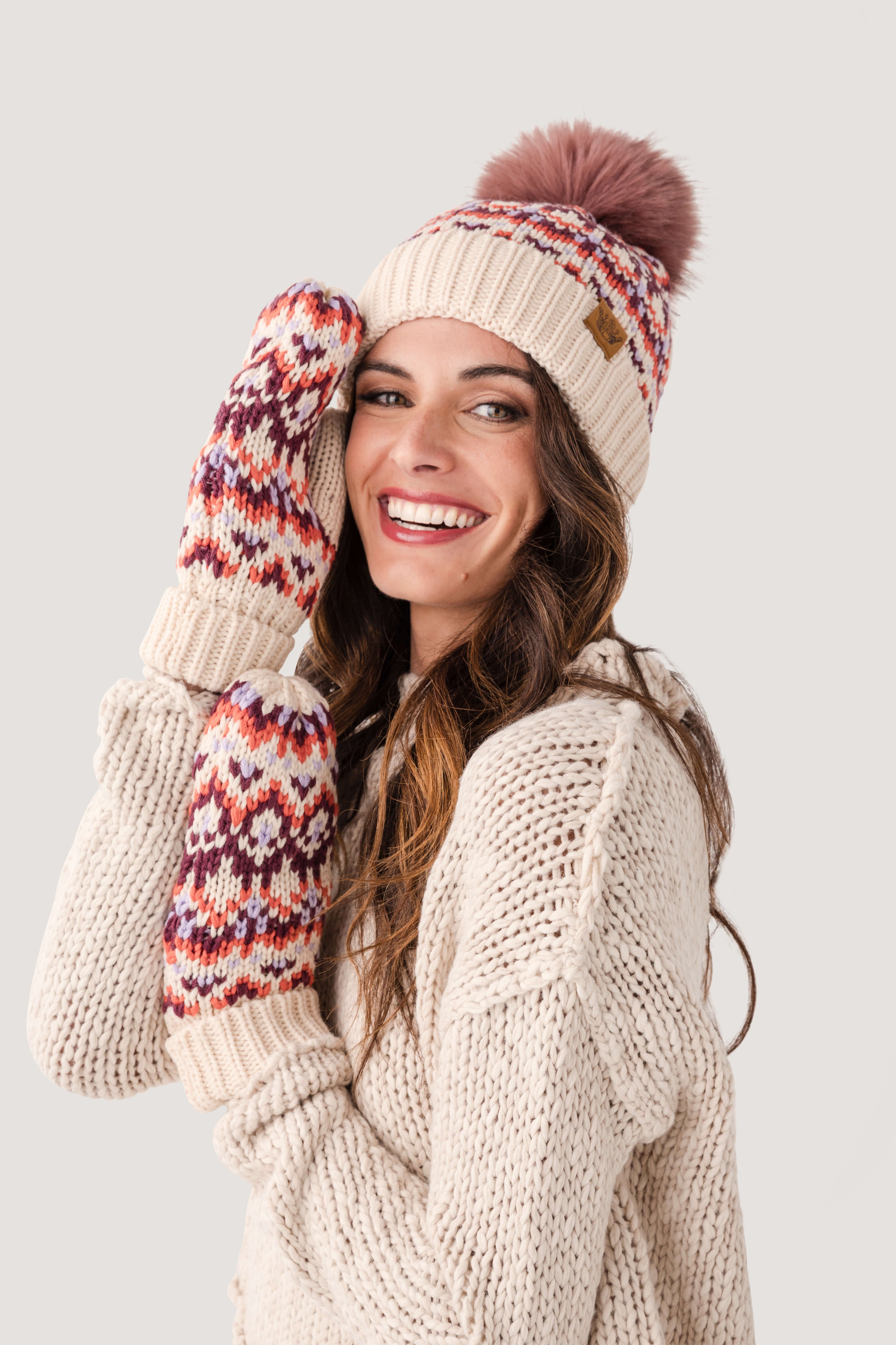 Panache Patterned Mittens