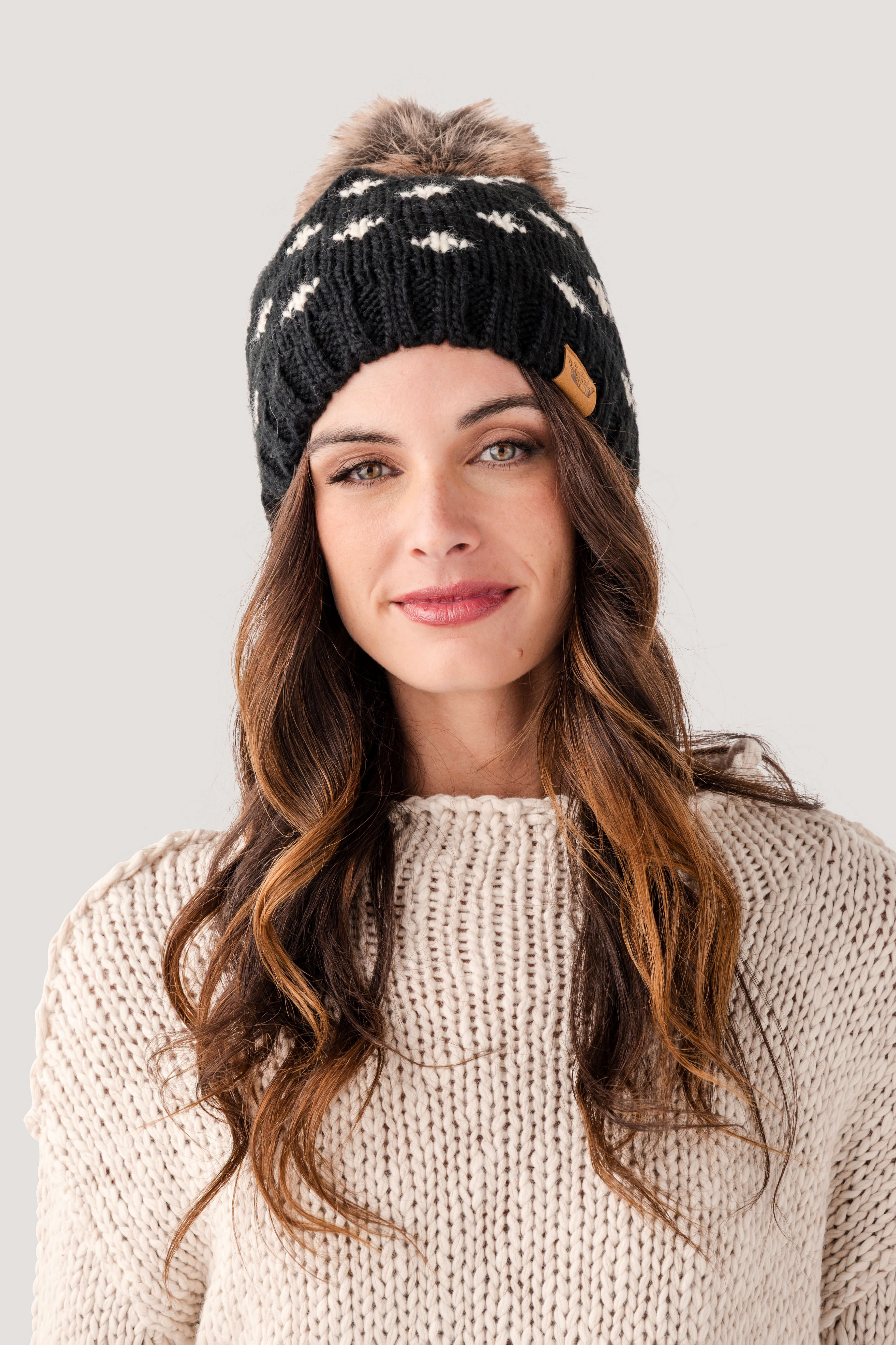 Panache Fleur-De-Lis Pom Hat