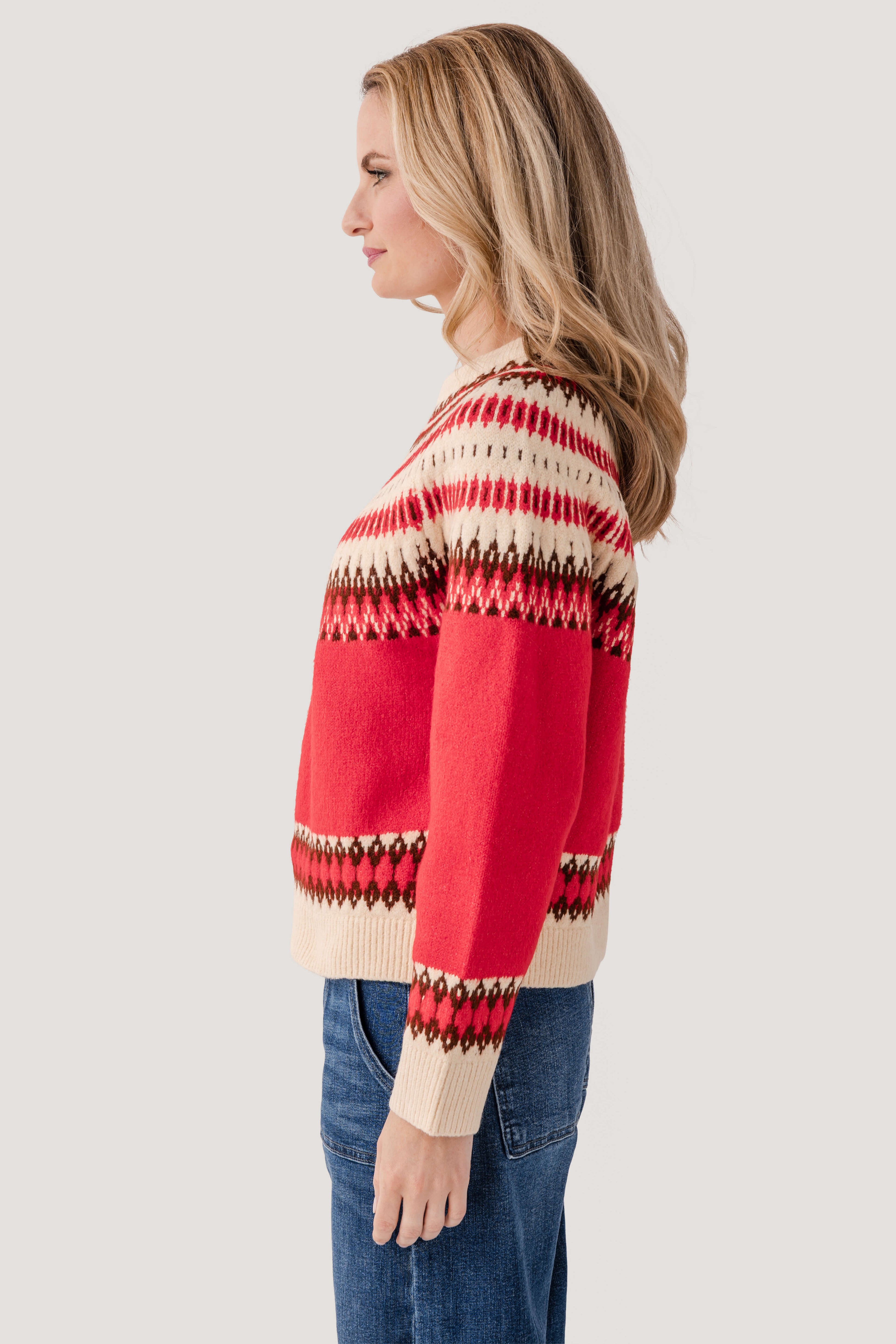 Raisonnel Fair Isle Crewneck Sweater