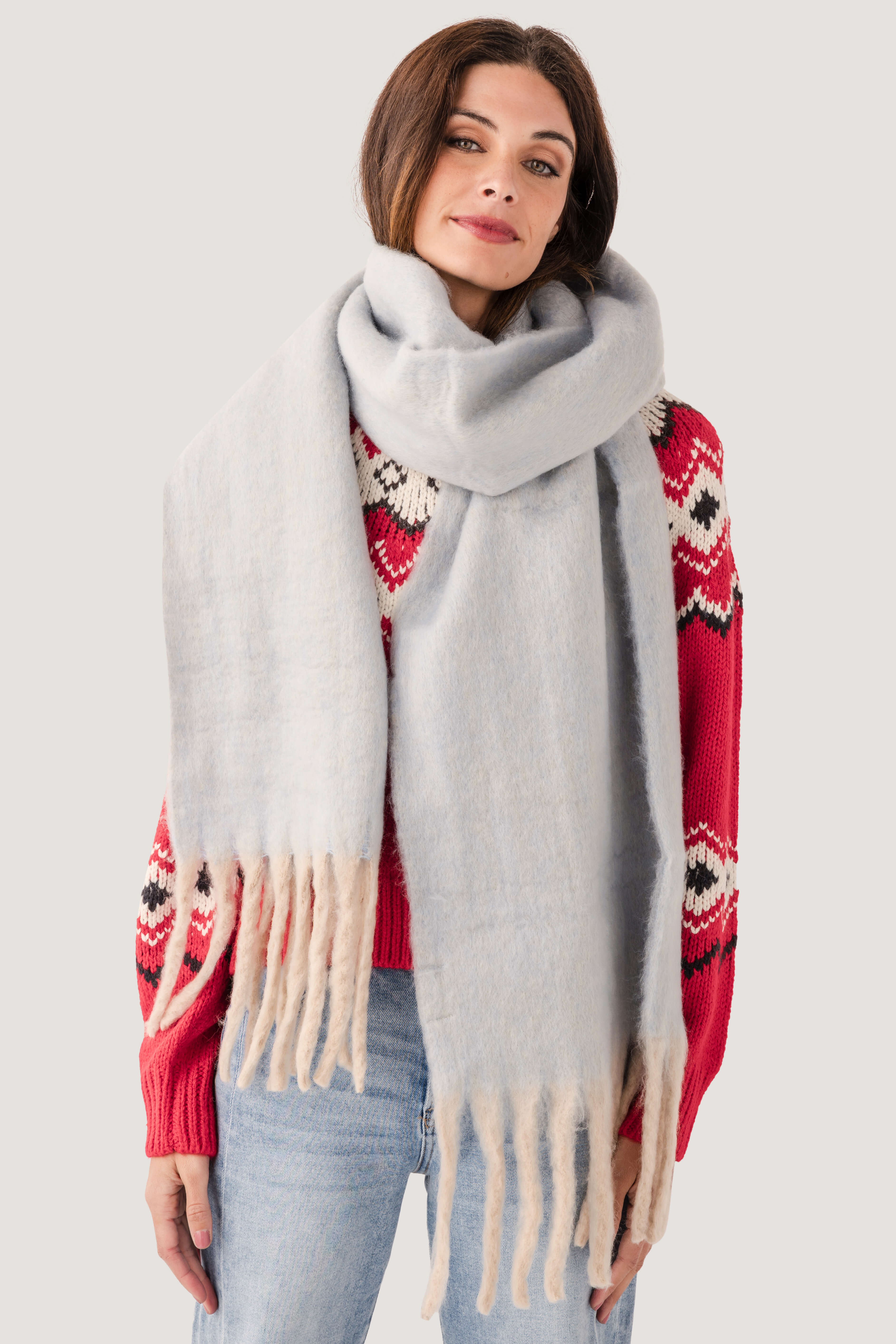 Free People Winter Chill Blanket Scarf
