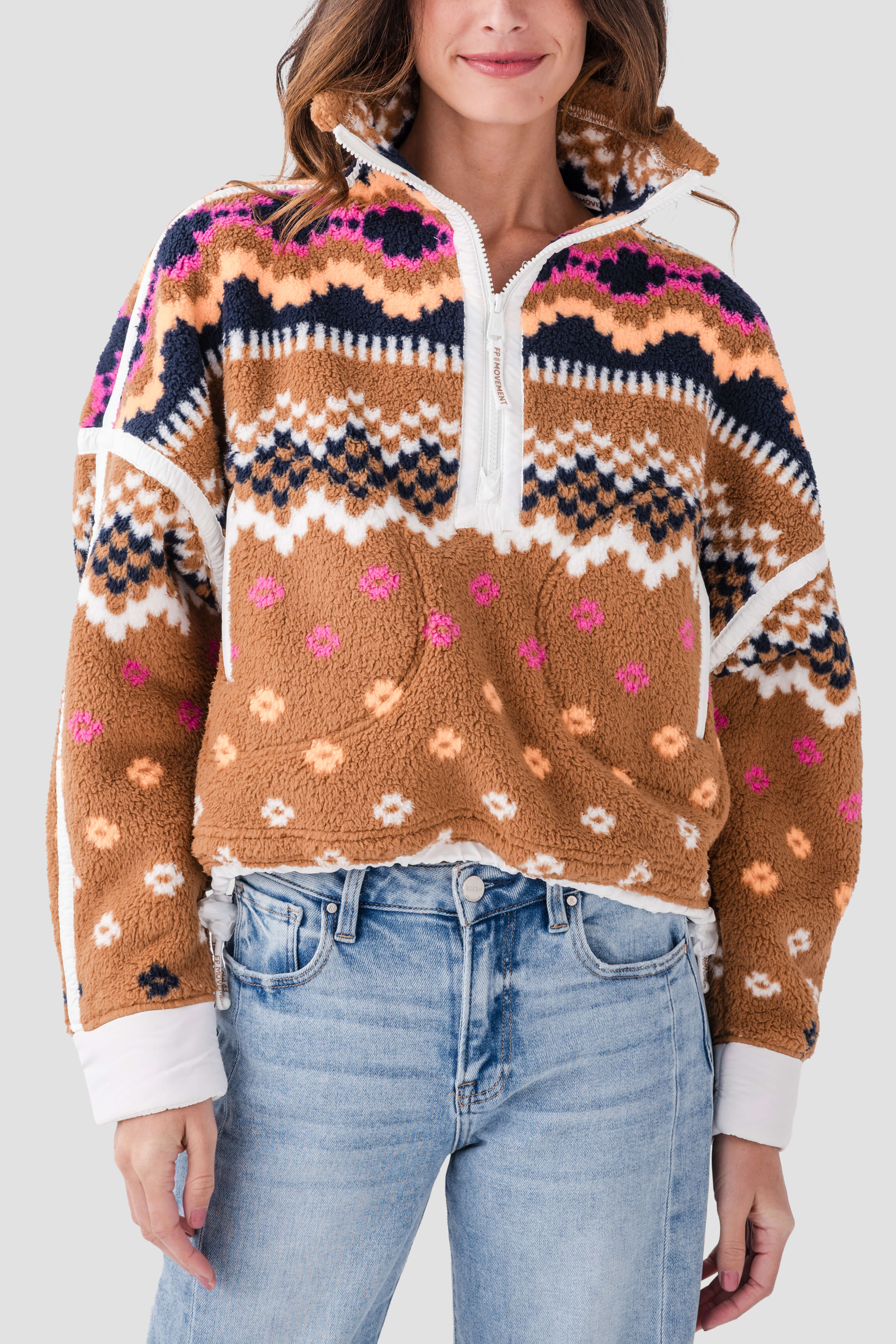 FP Movement Printed Mountain High 1/2 Zip