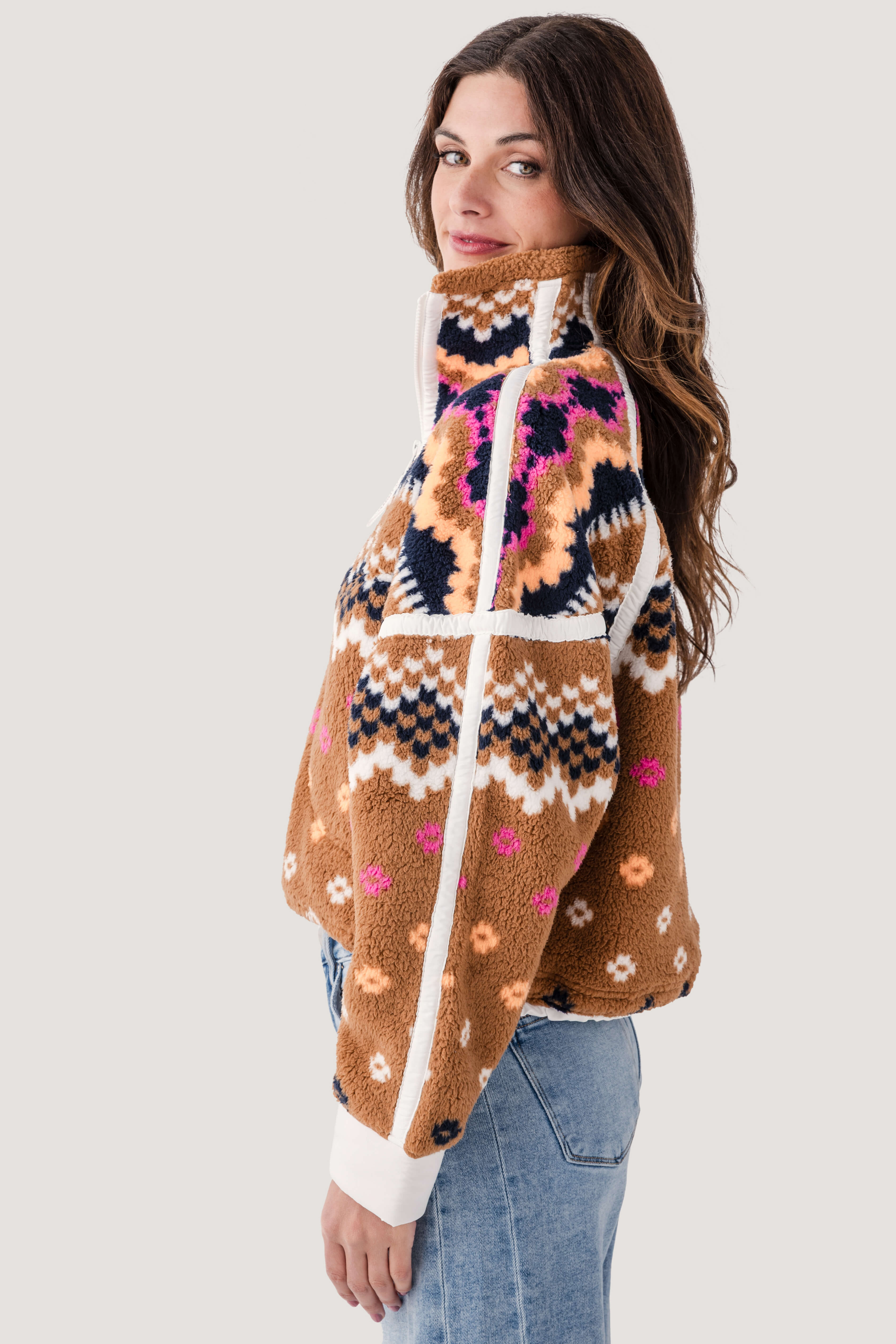 FP Movement Printed Mountain High 1/2 Zip