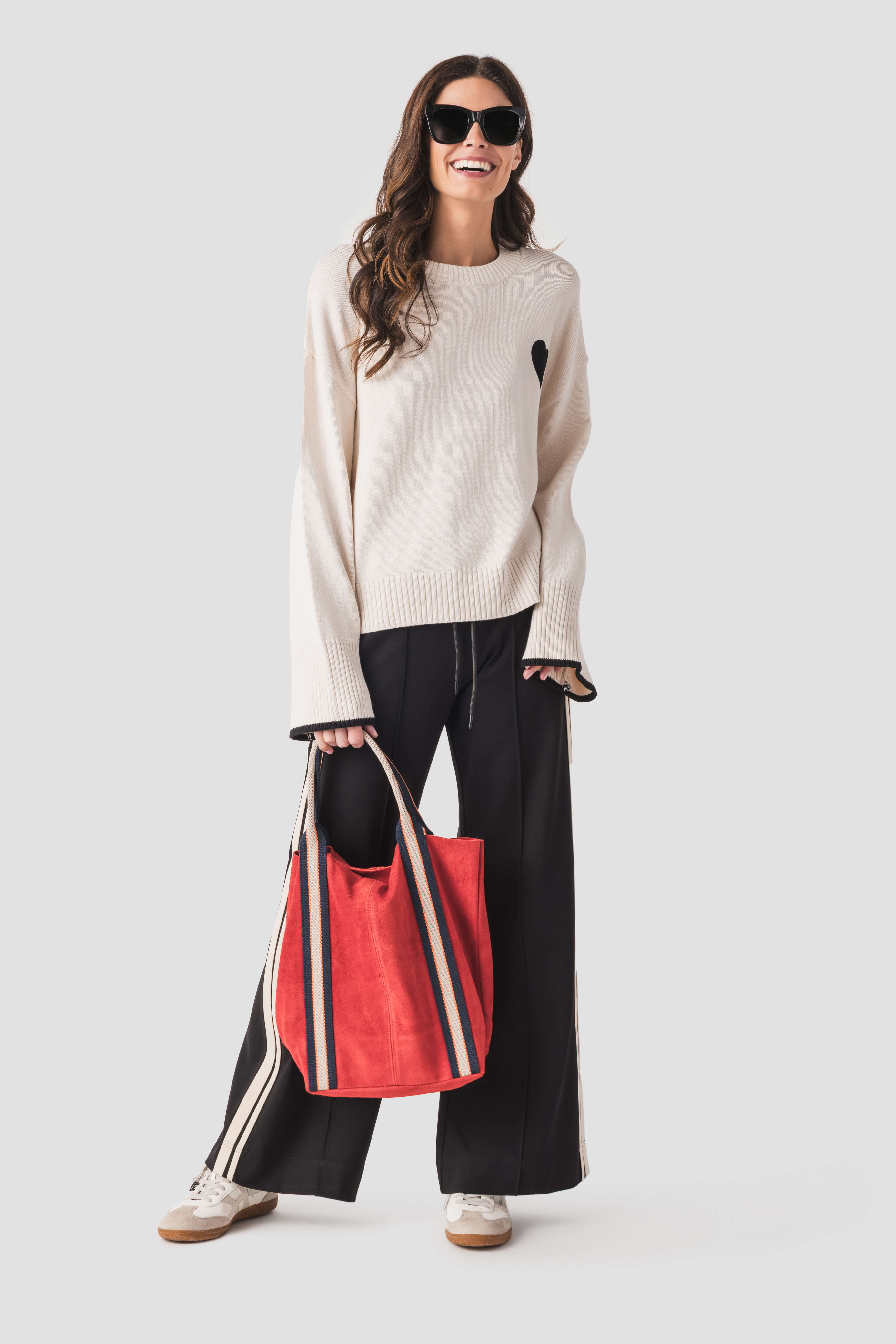 Melody Suede Leather Tote Bag – Social Threads