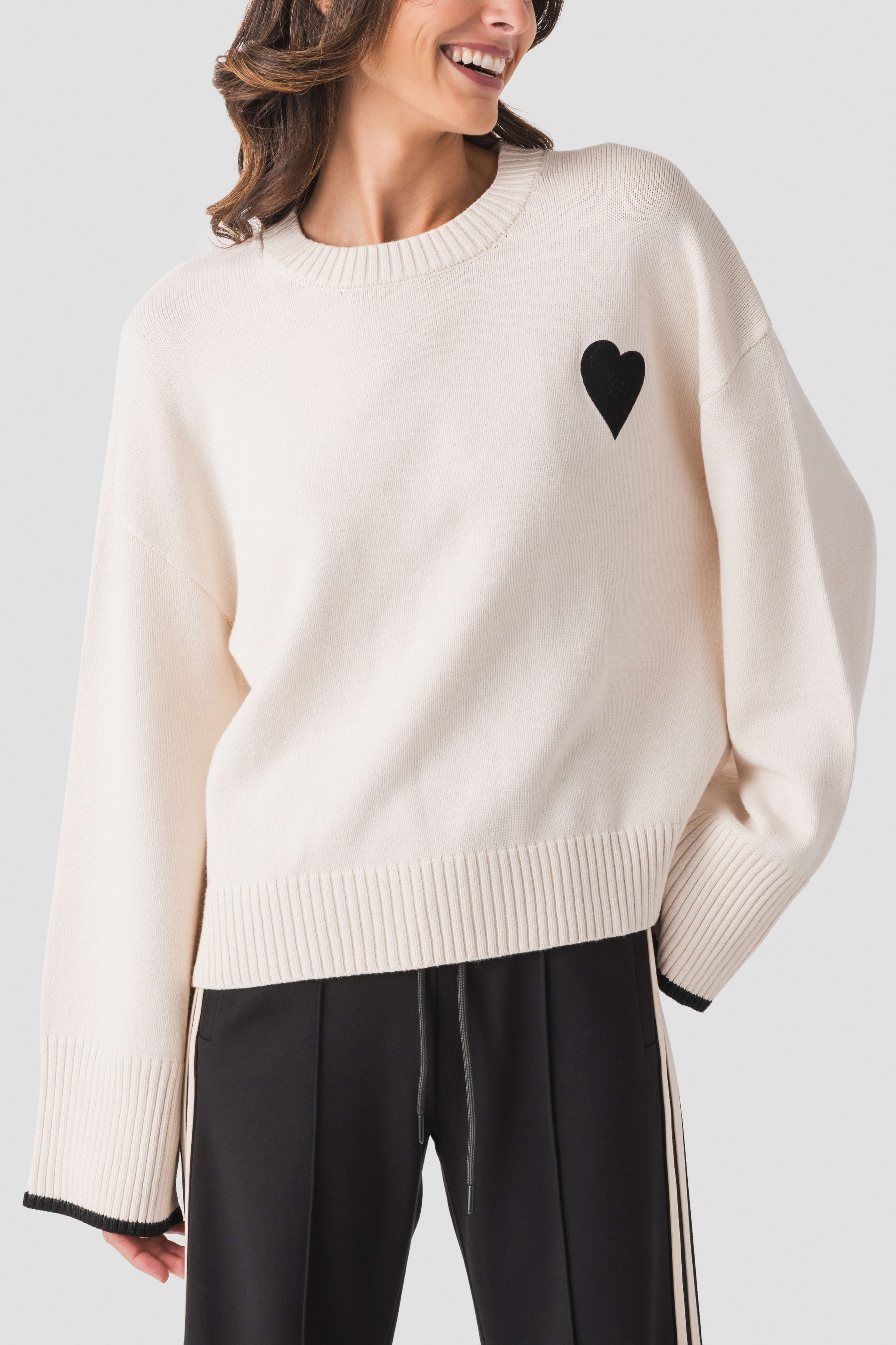 Elan Heart Sweater