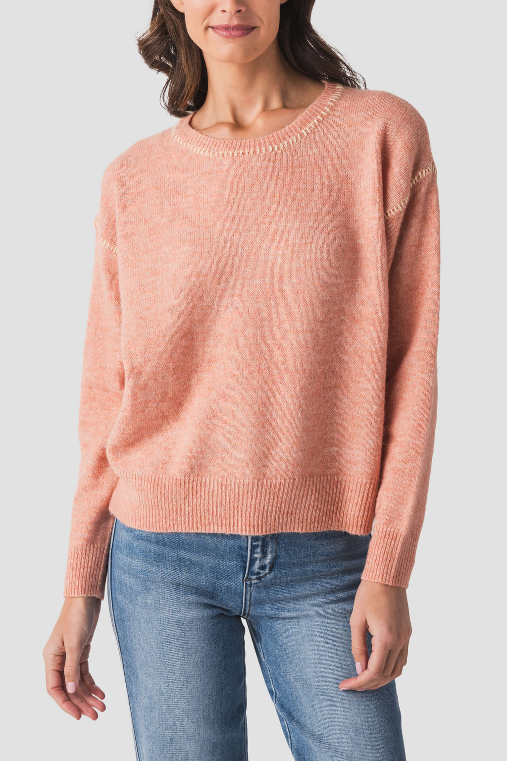 By Together Contrast Stitch Sweater