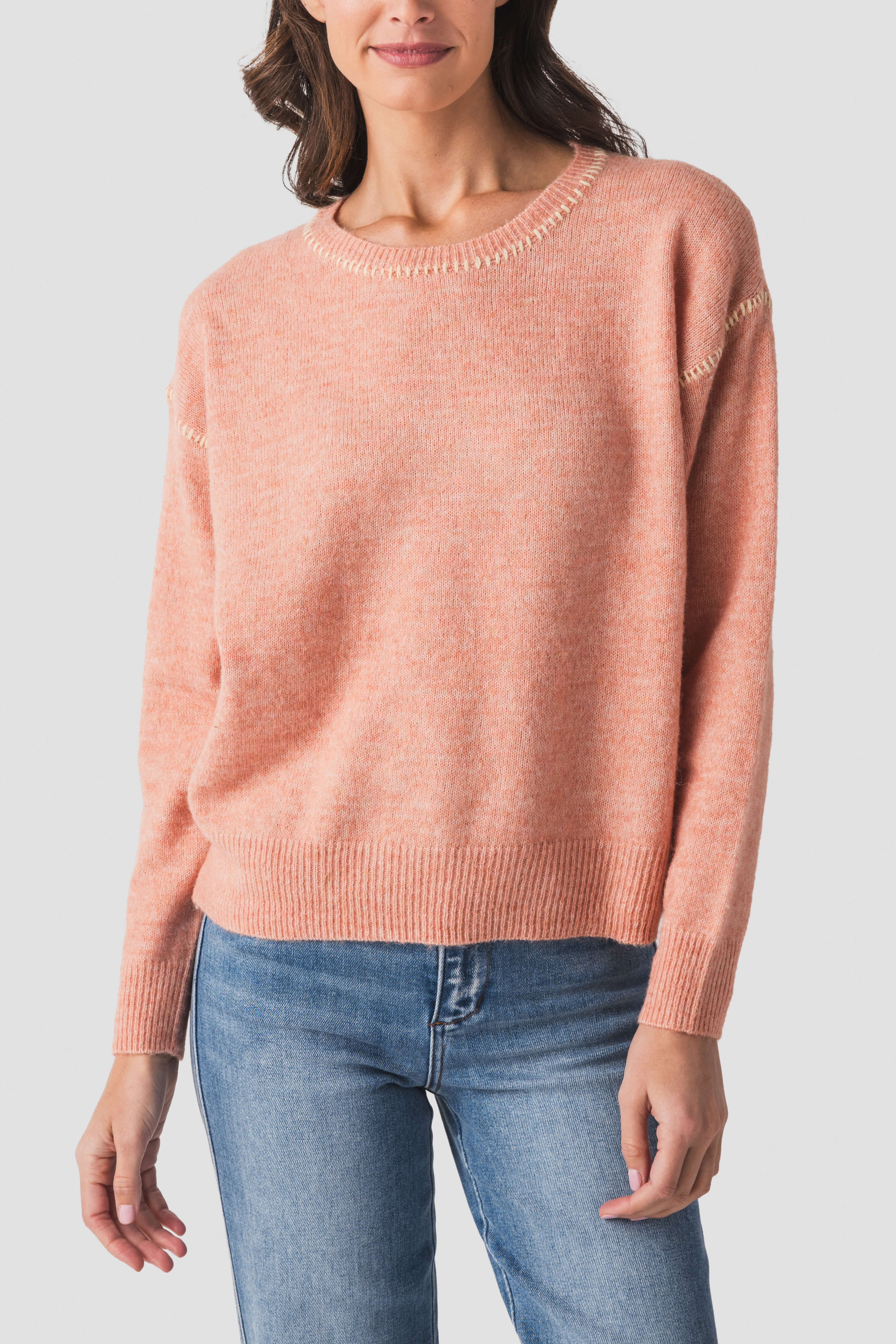 By Together Contrast Stitch Sweater