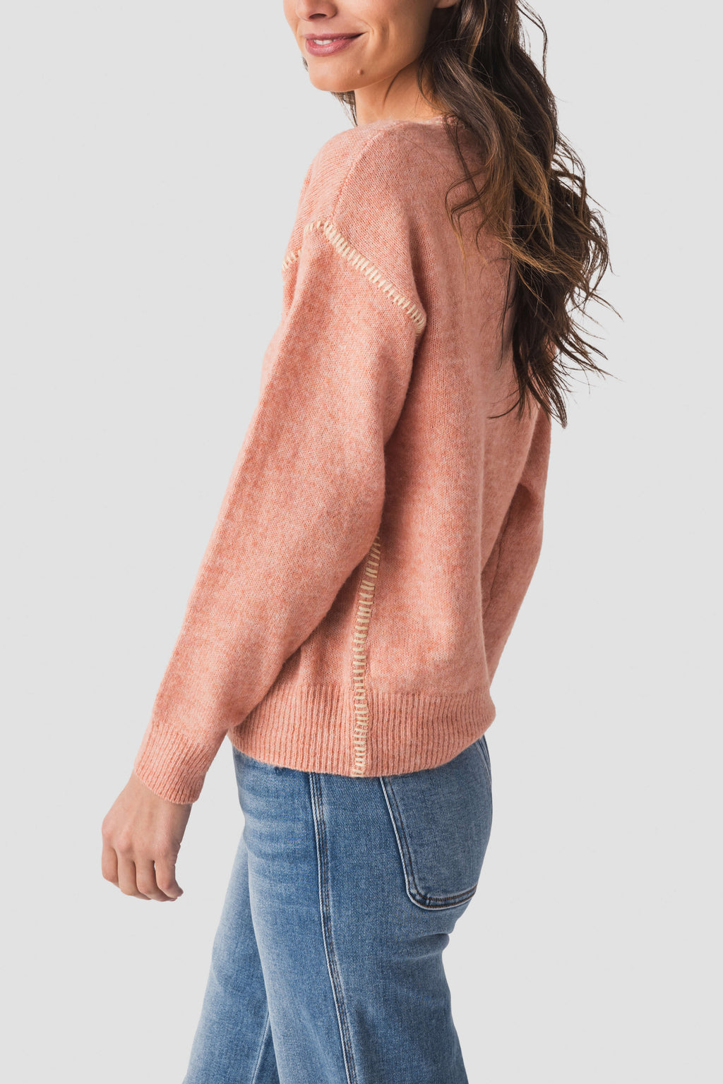 By Together Contrast Stitch Sweater