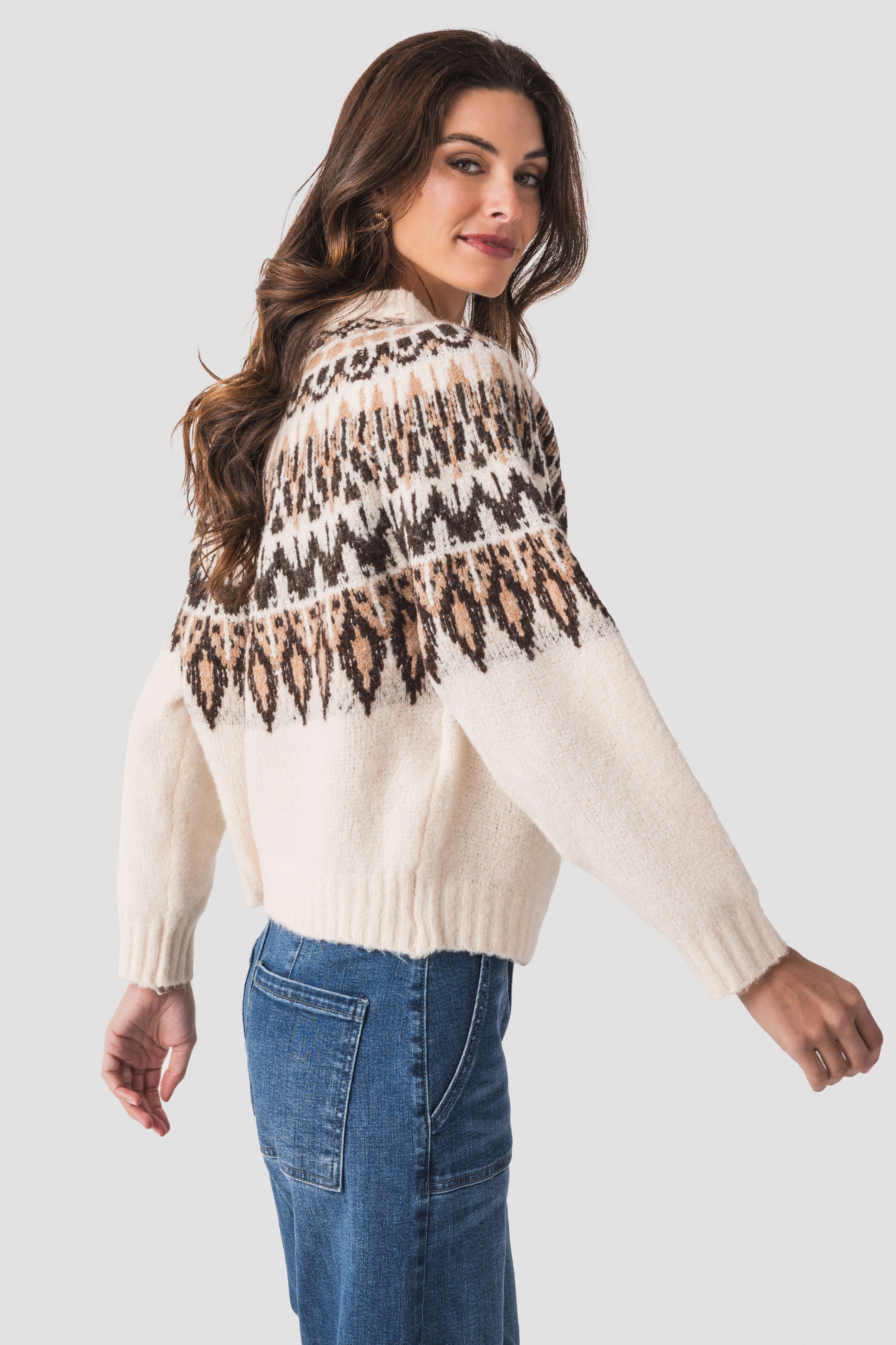 Raisonnel Nordic Pattern Knit Sweater