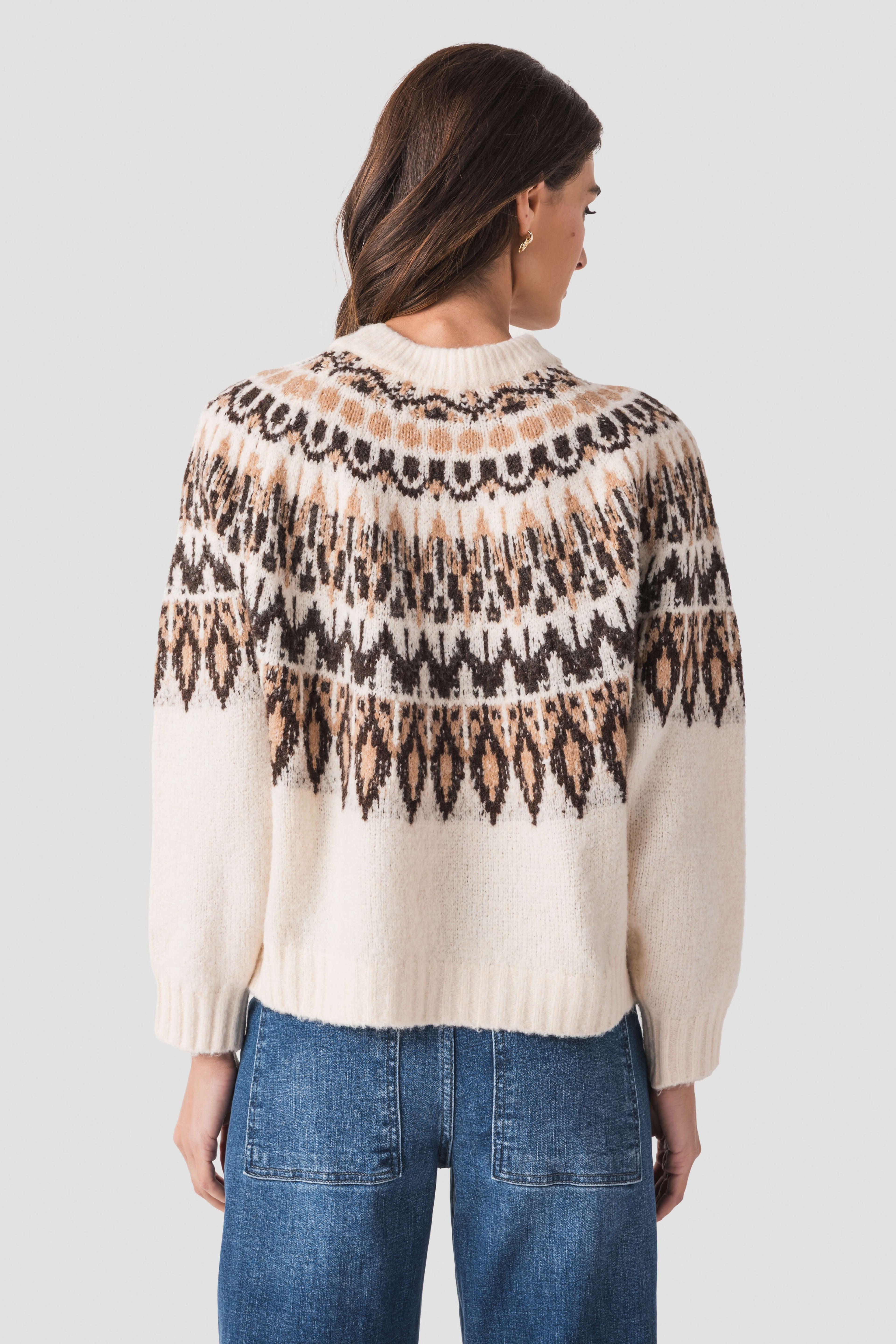 Raisonnel Nordic Pattern Knit Sweater