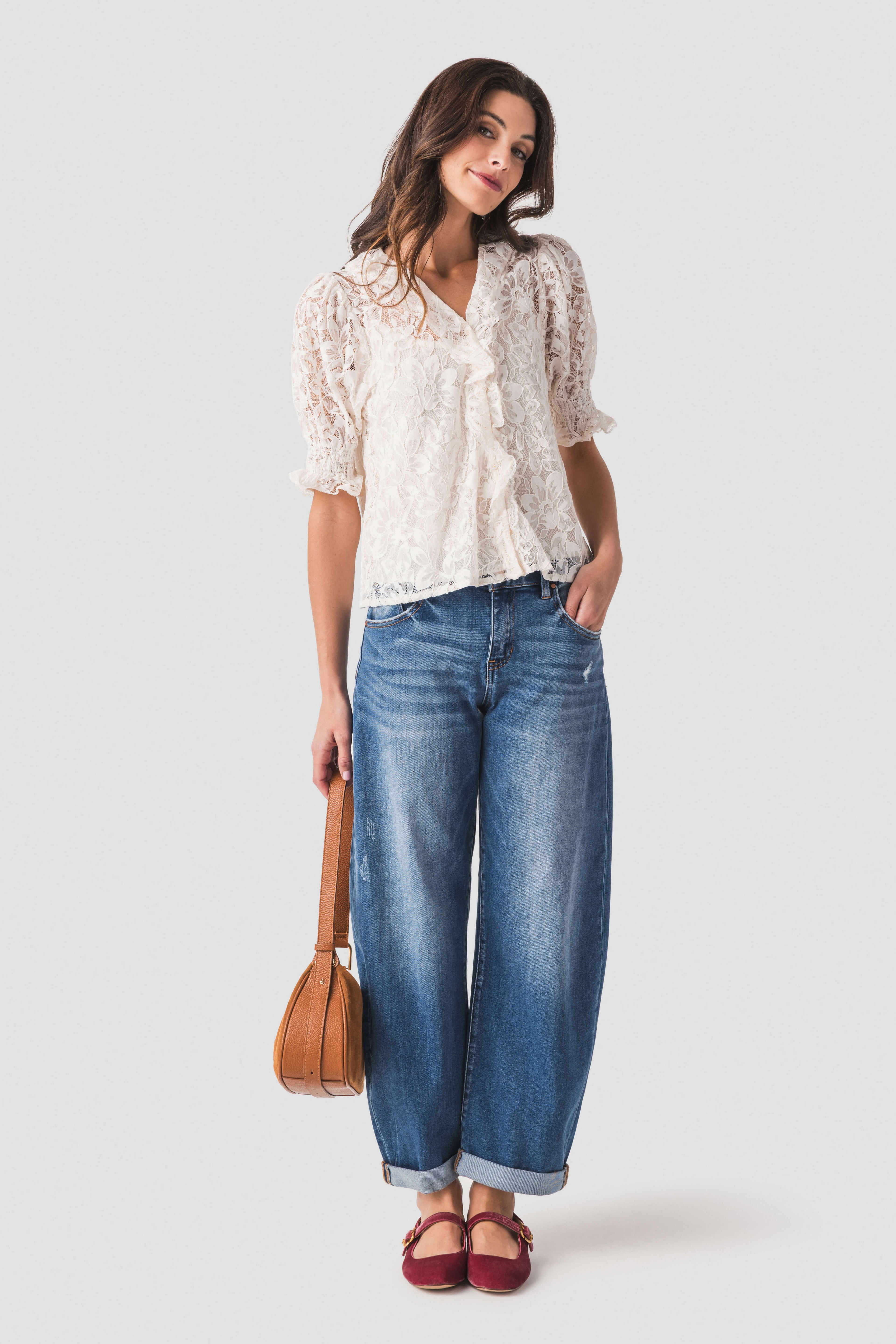 Raisonnel Floral Lace Top