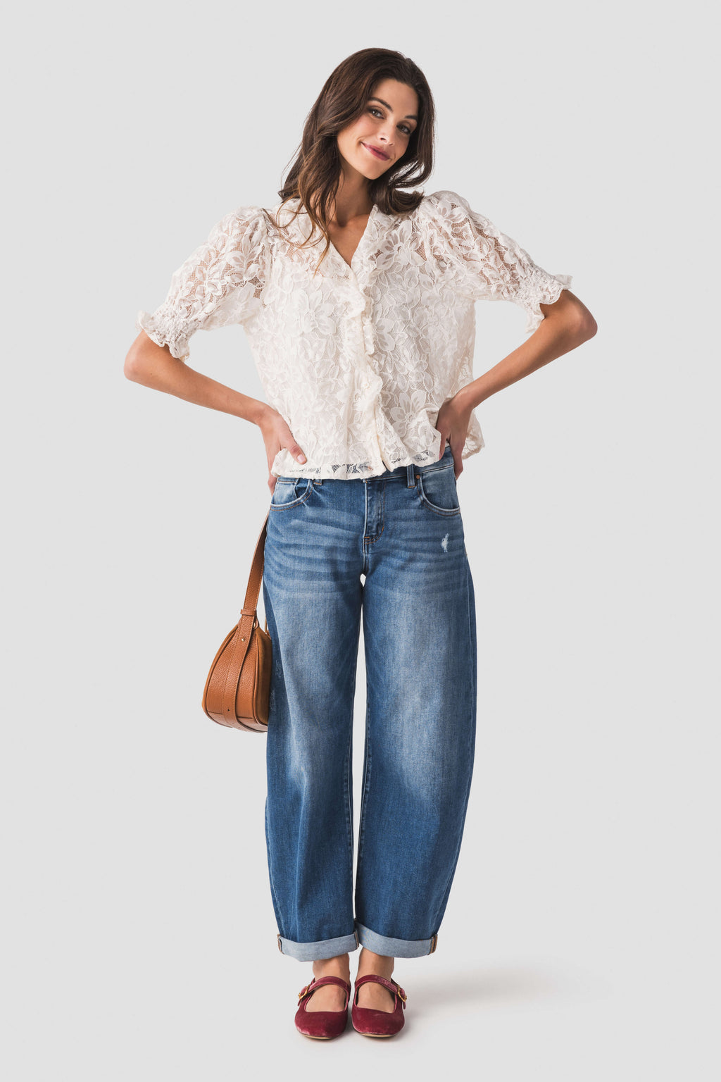 Raisonnel Floral Lace Top