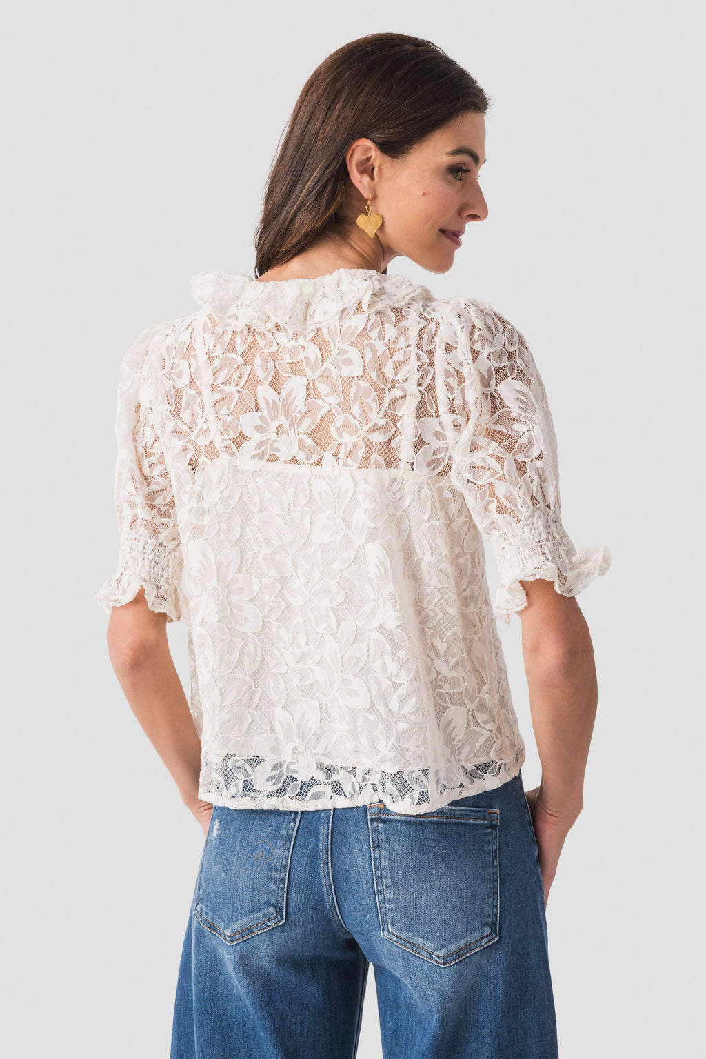 Raisonnel Floral Lace Top
