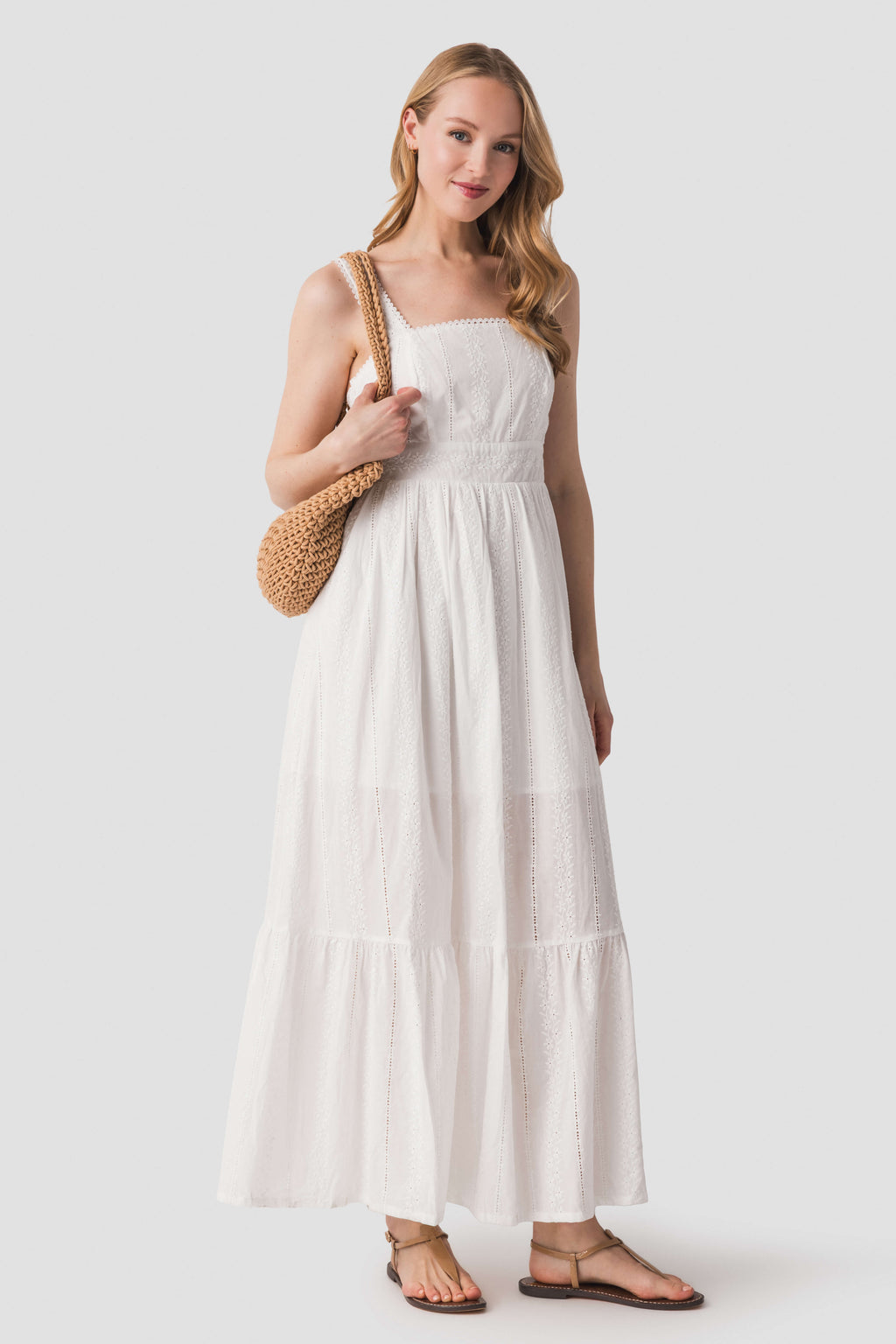 Dipped Shop Woven Knit Handbag