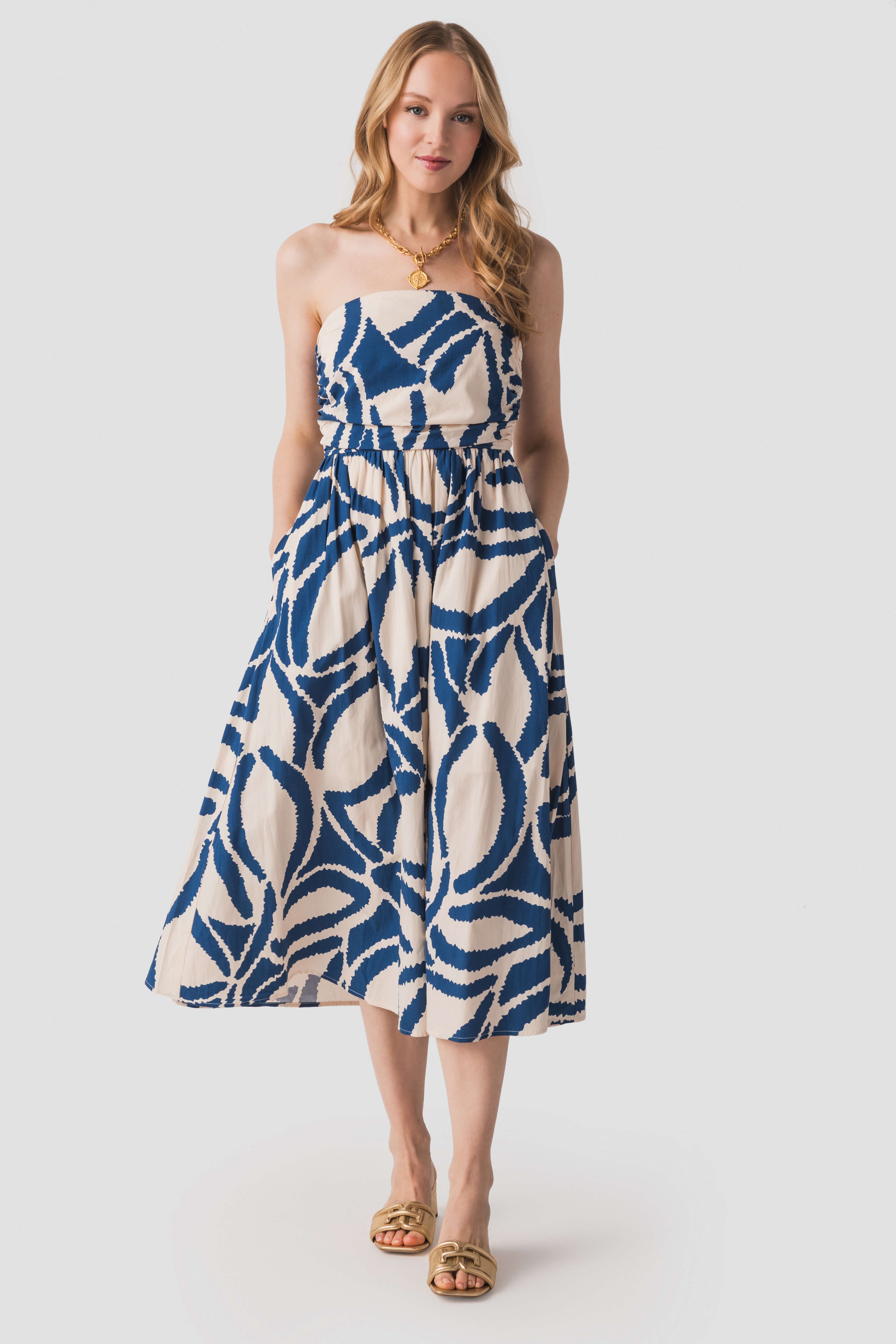 Dress Forum Tube Top Midi Dress Set Sail / Large Dress Forum Tube Top Midi Dress Set Sail / Large