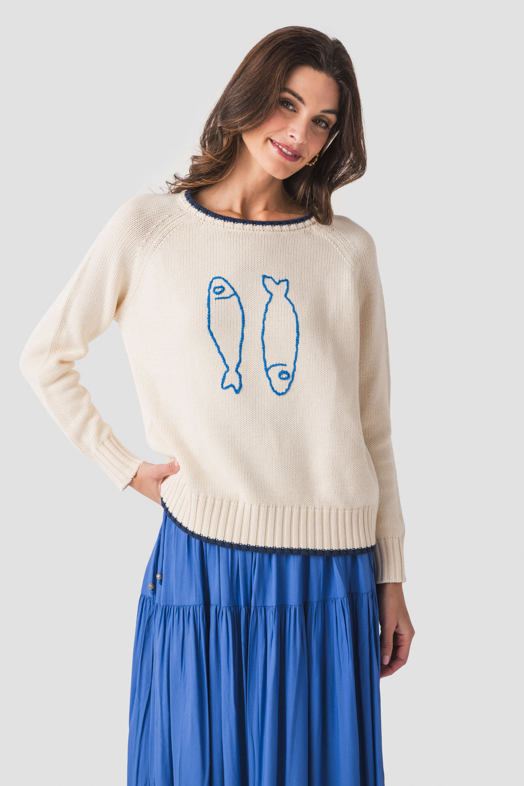 Pink Pineapple Sardine Sweater