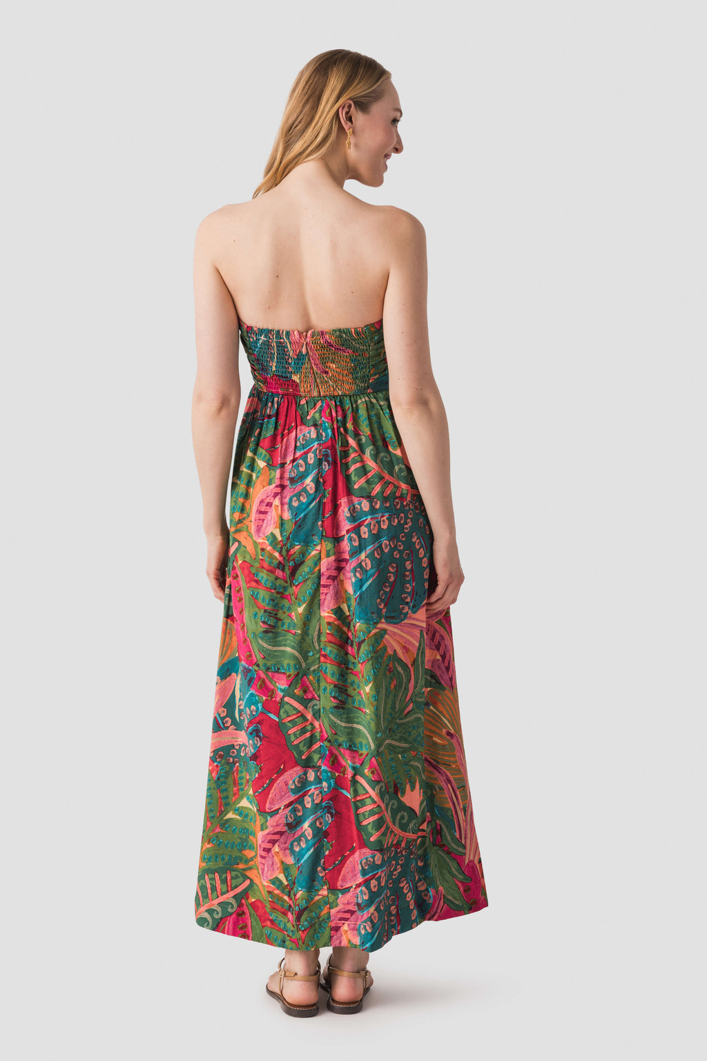 Dress Forum Strapless Ruched Maxi Dress