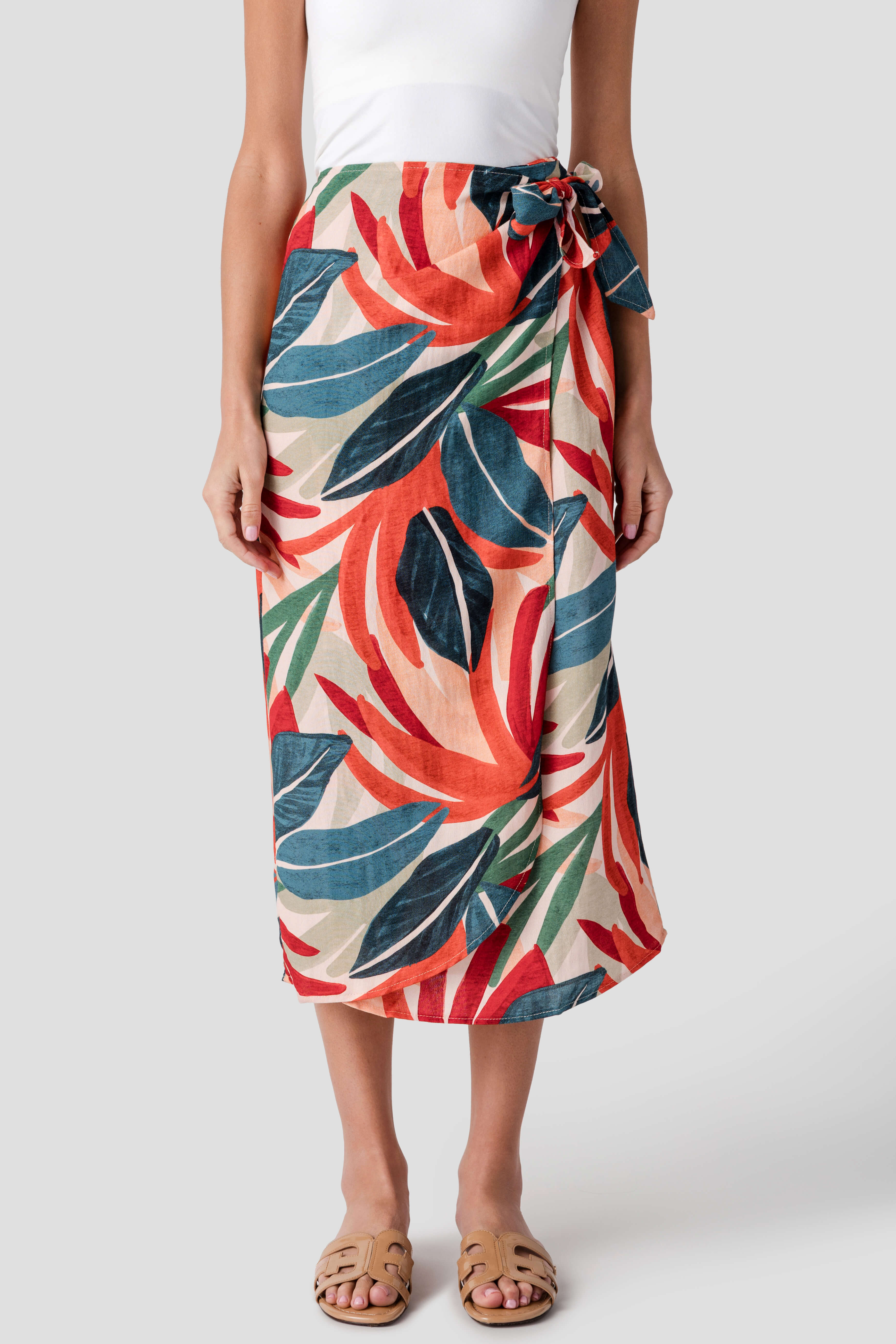 Dress Forum Lagoon Daze Midi Wrap Skirt