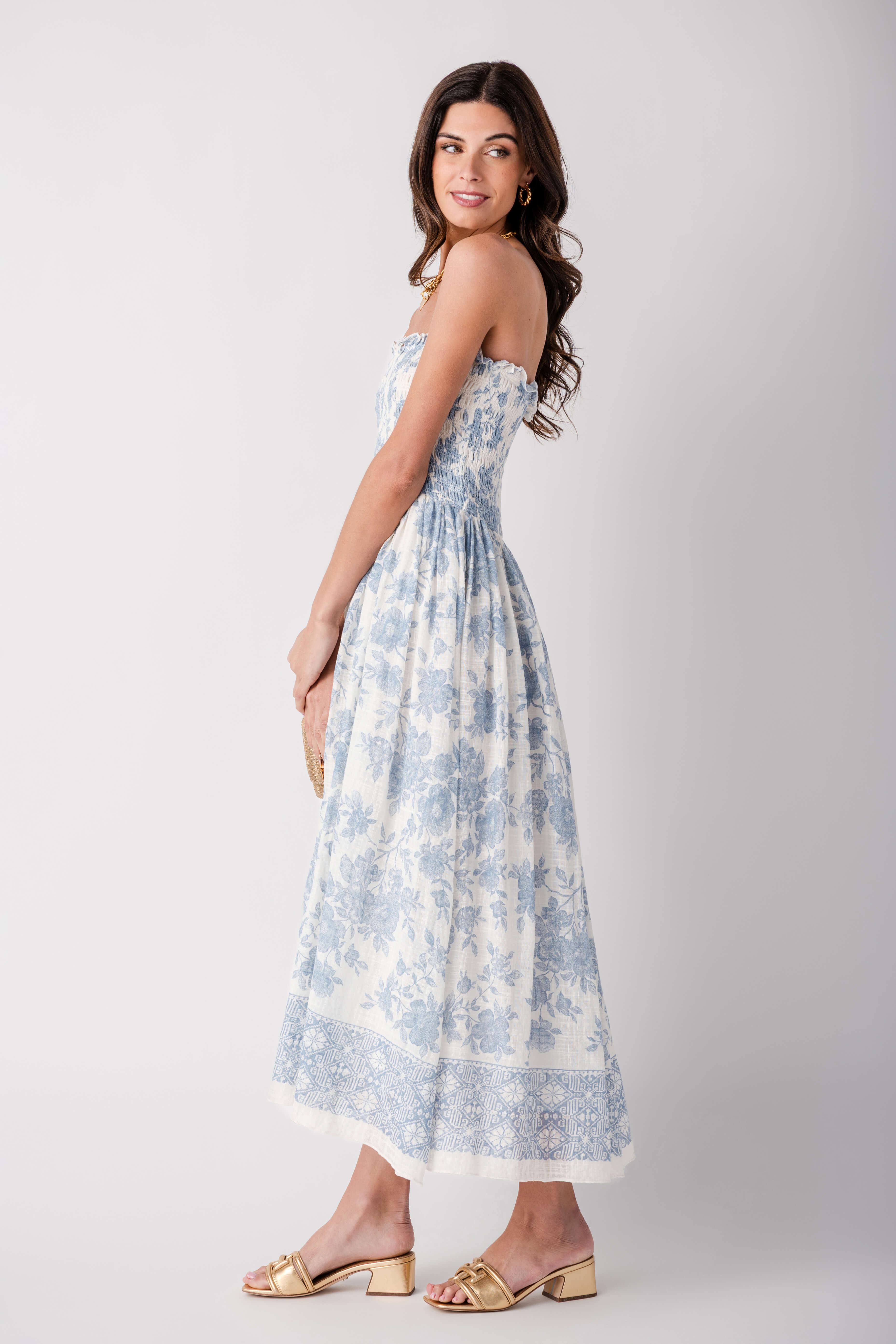 By Together Solena Flora Smocked Dress