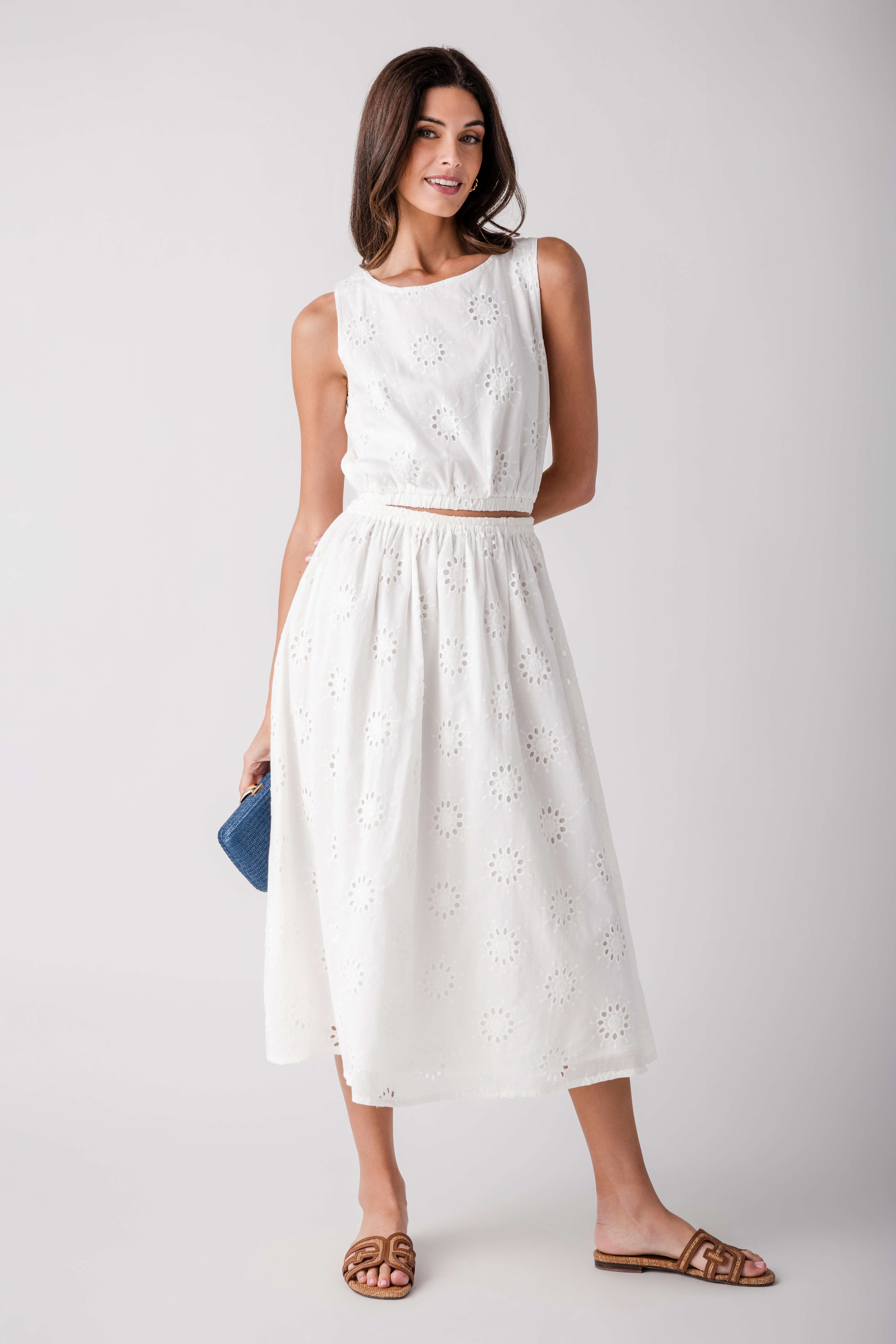 By Together Siliea Eyelet Skirt