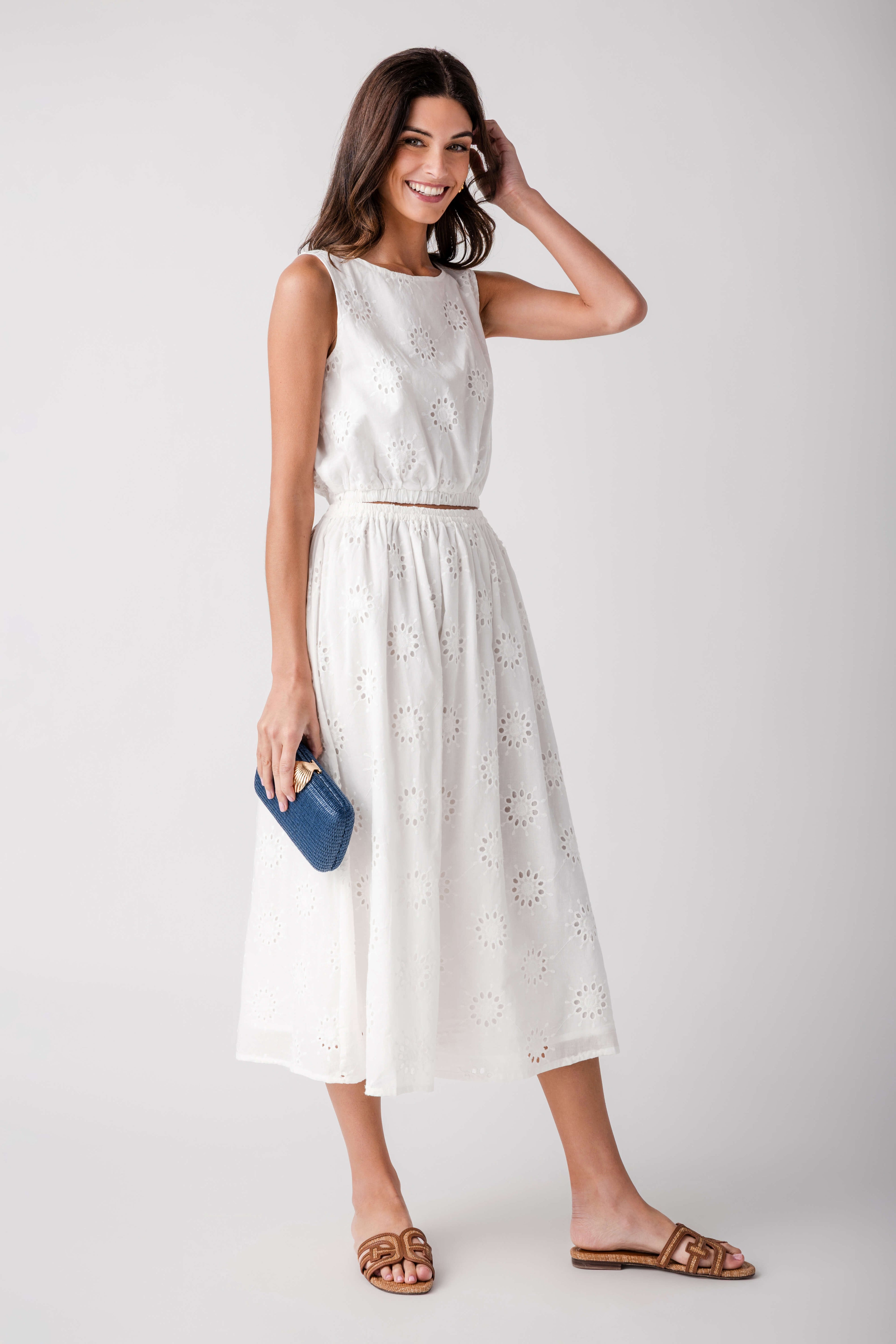 By Together Siliea Eyelet Skirt