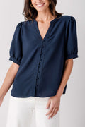 Voy Everyday Puff Sleeve Top