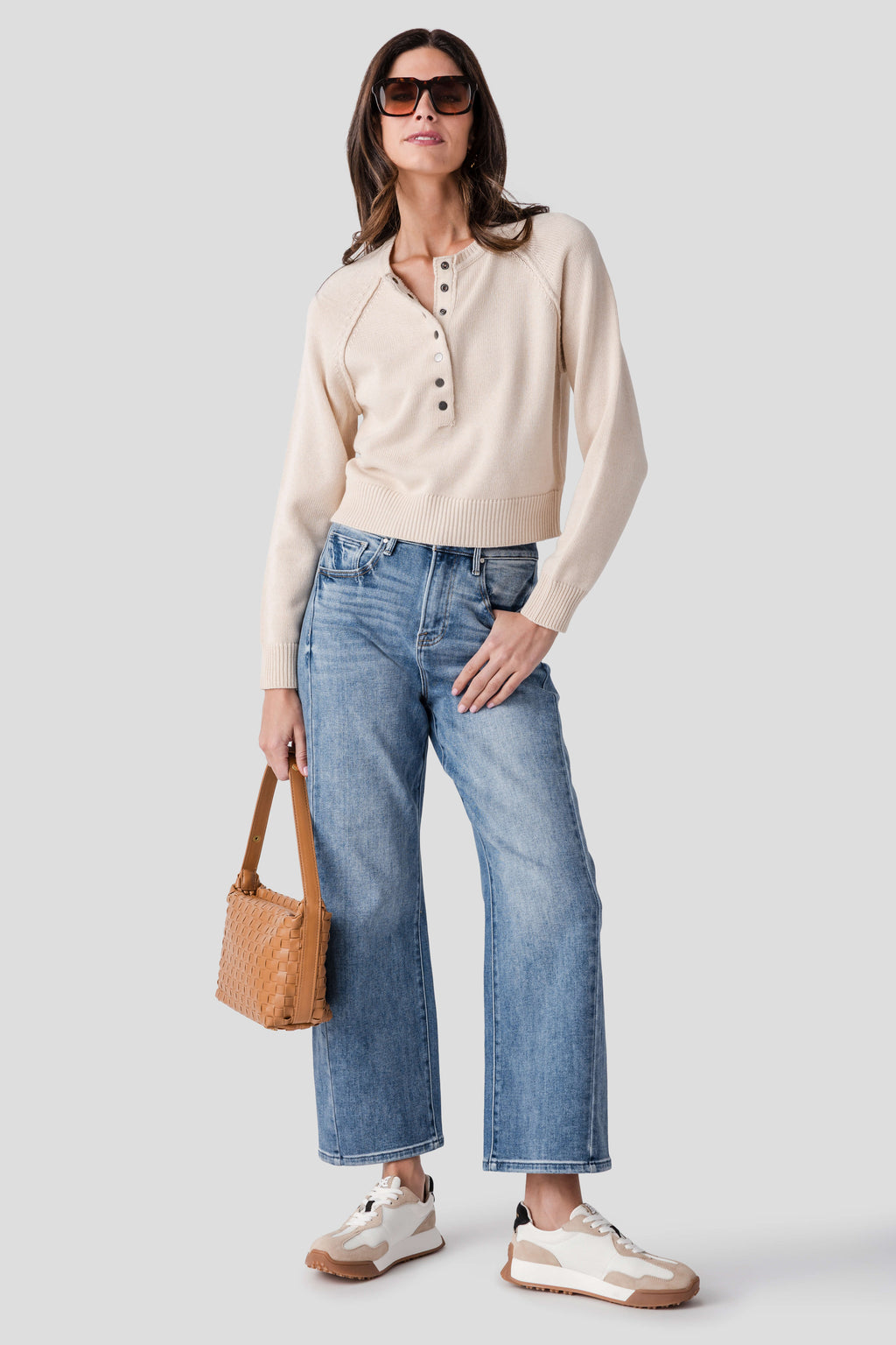 RD Style Akleja Henley Sweater