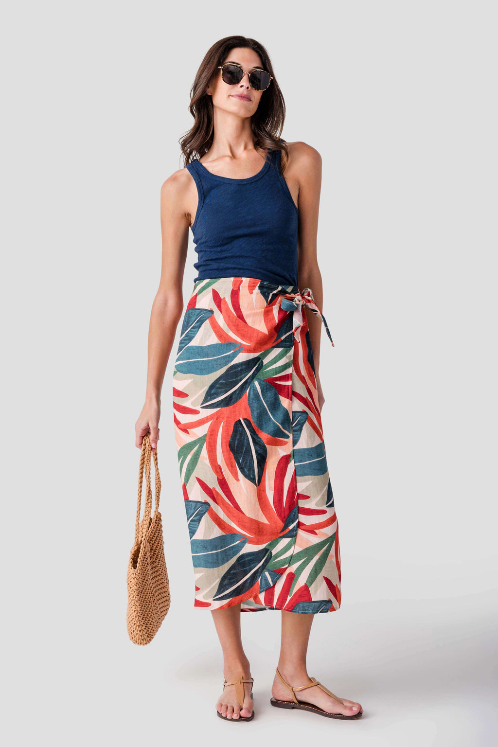 Dress Forum Lagoon Daze Midi Wrap Skirt