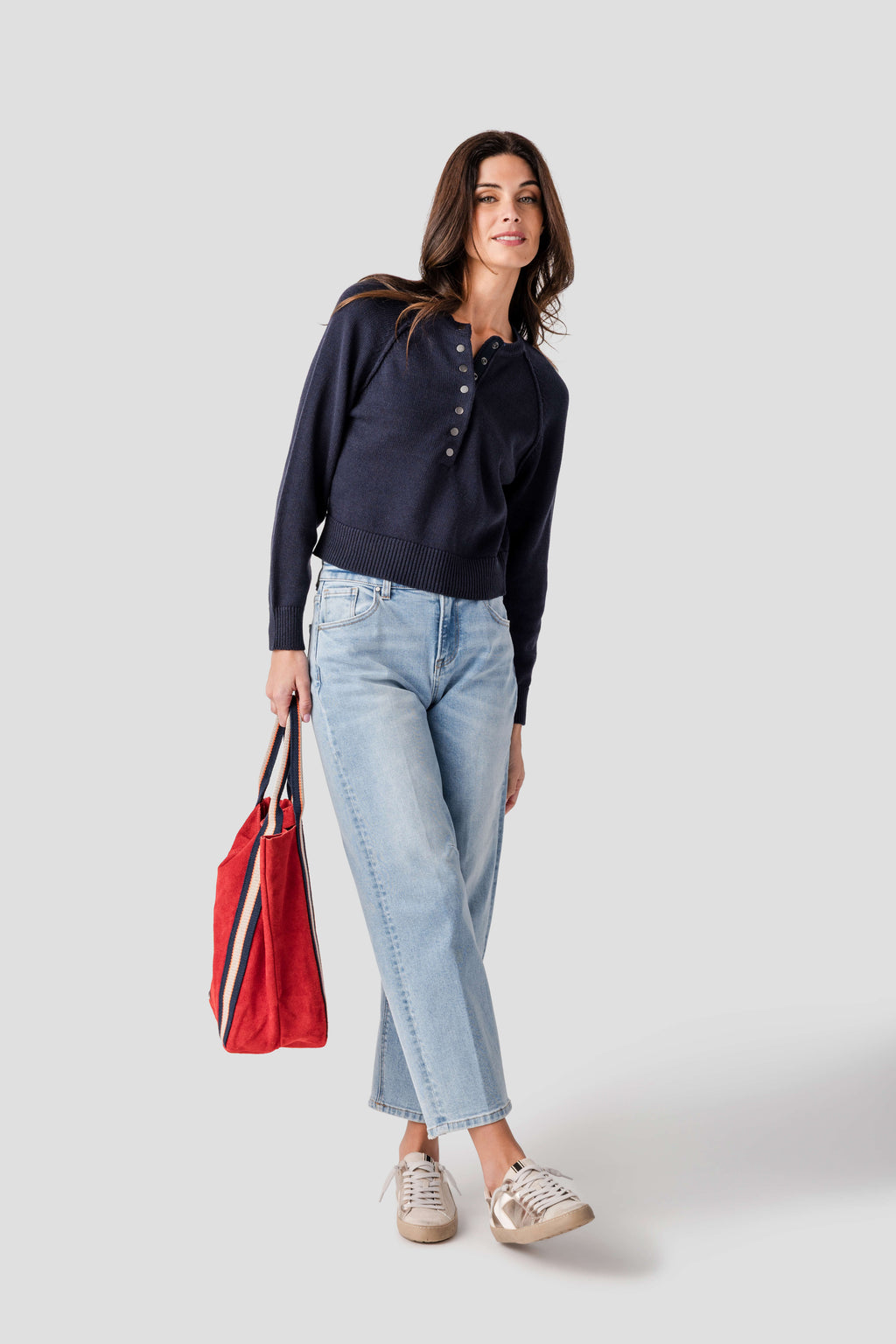 RD Style Akleja Henley Sweater