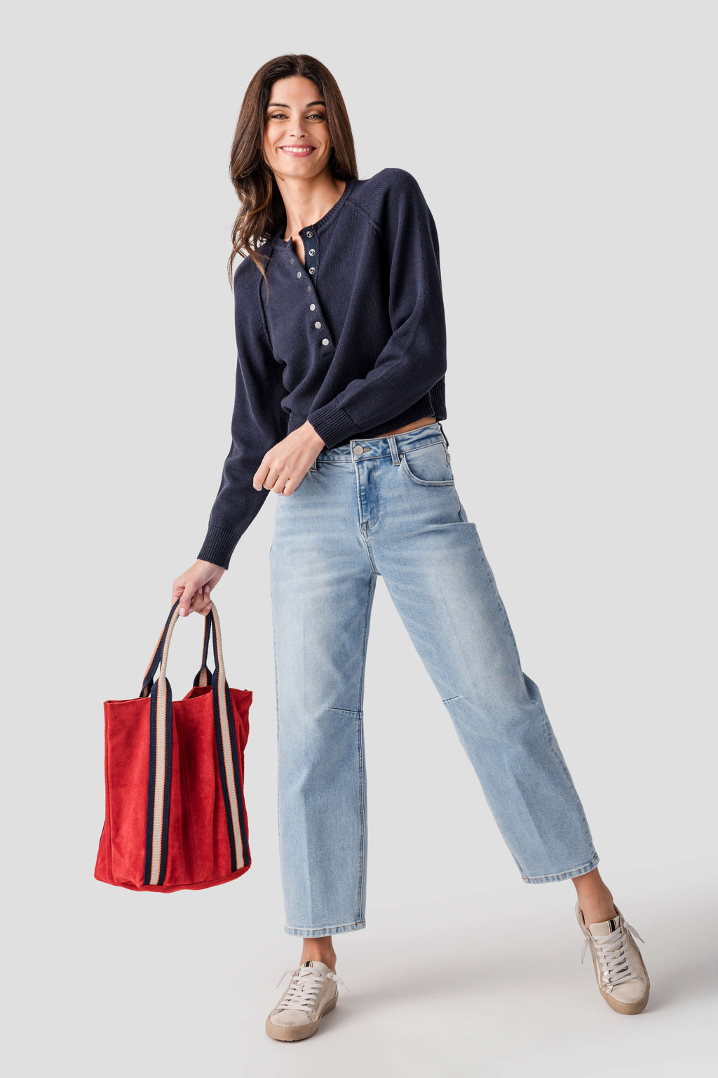 RD Style Akleja Henley Sweater