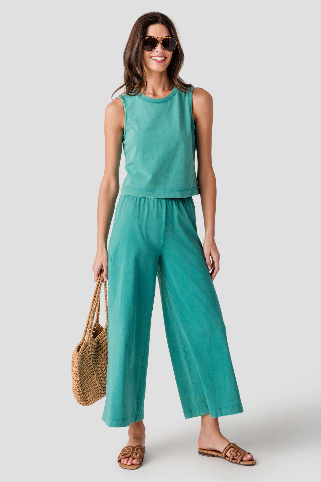 Z Supply Scout Jersey Crop Flare Pant