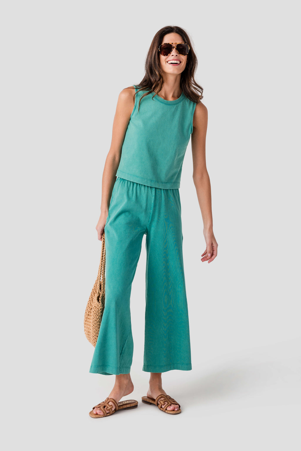 Z Supply Scout Jersey Crop Flare Pant