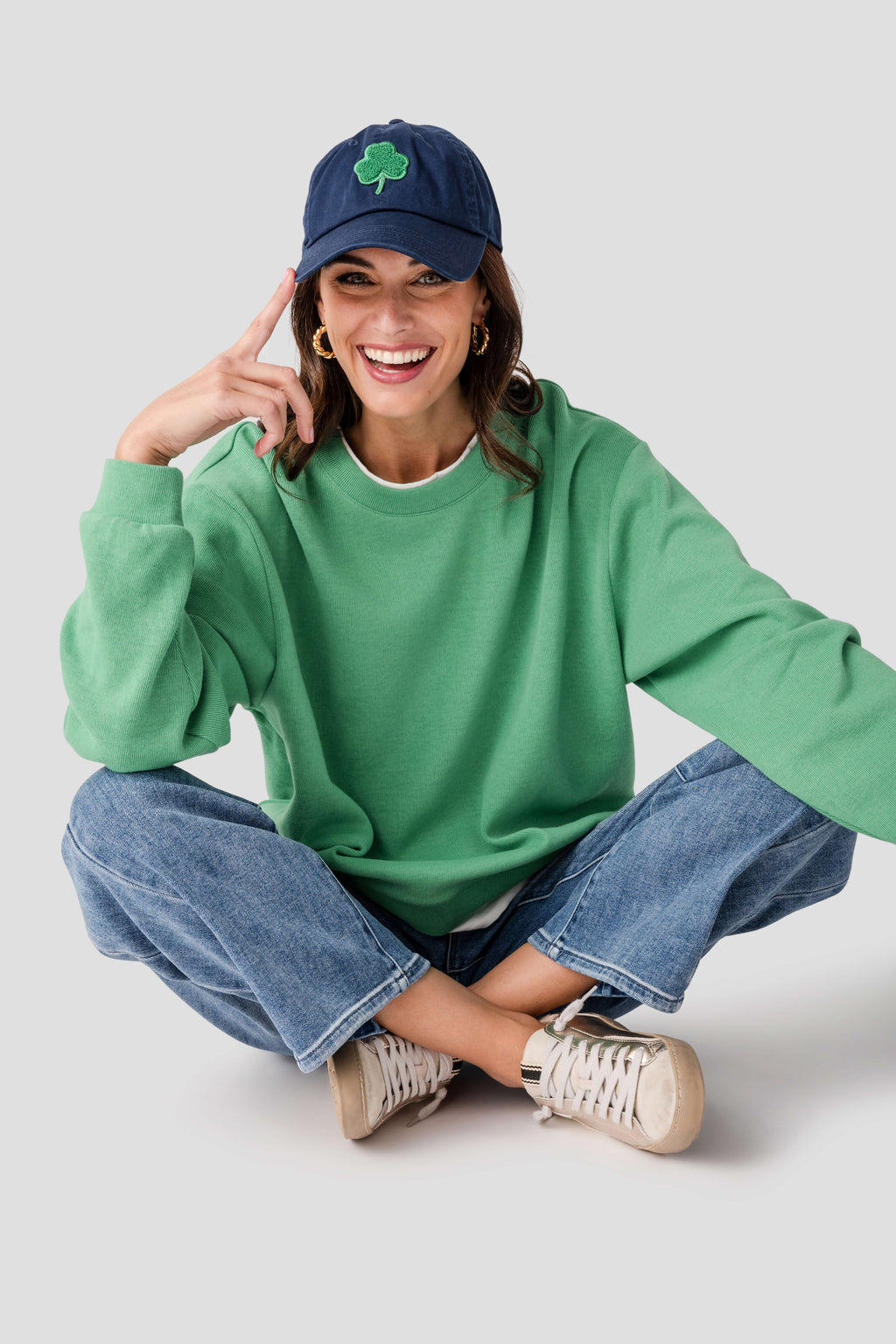 Shamrock Patch Baseball Hat