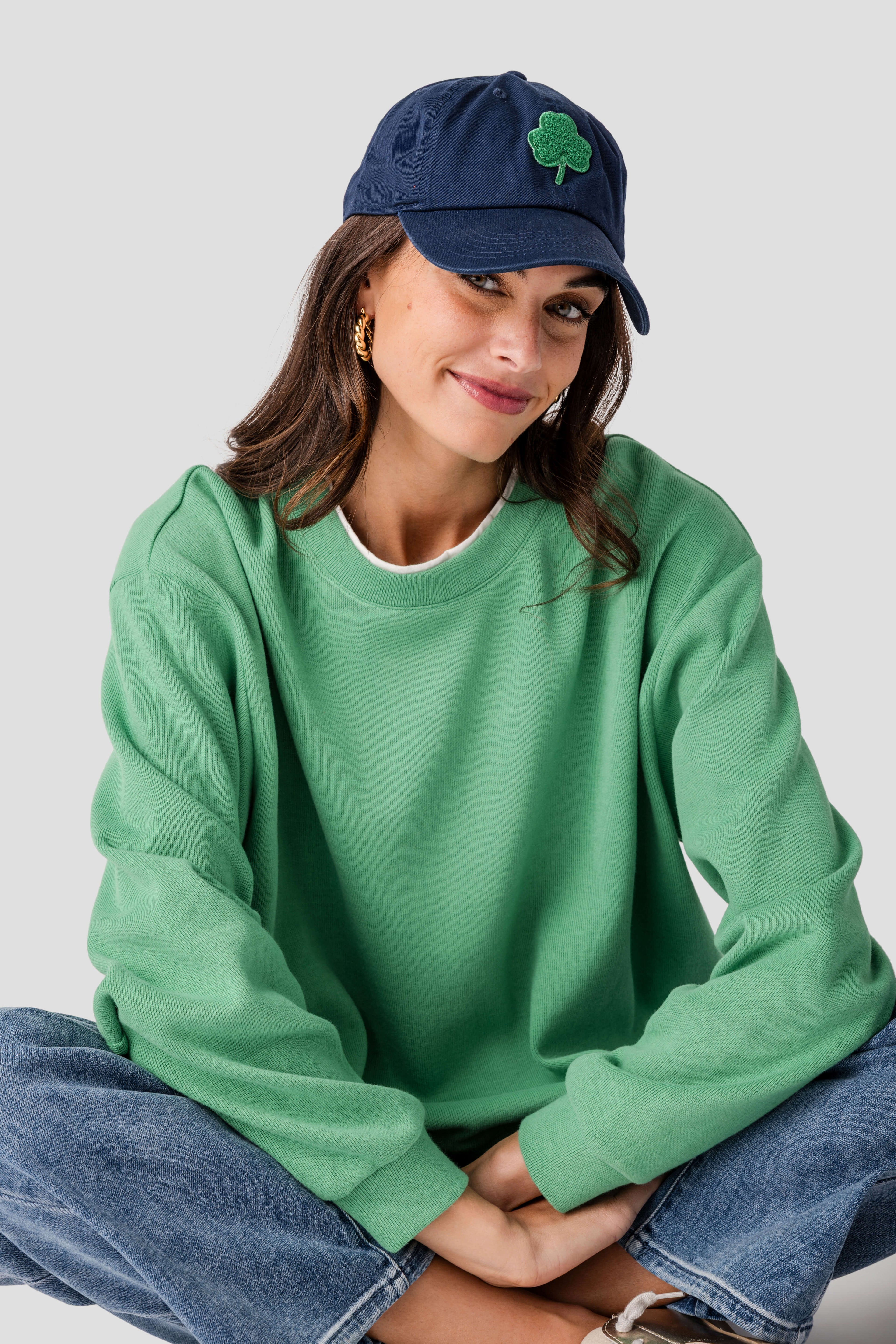 Shamrock Patch Baseball Hat